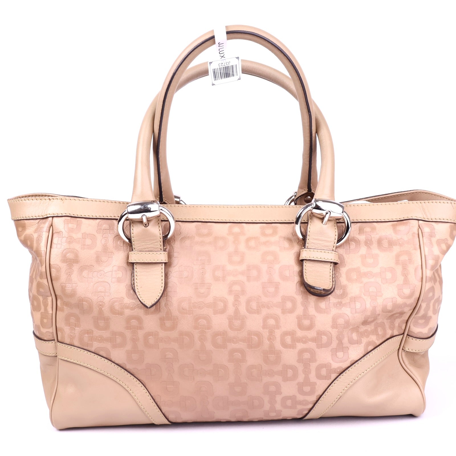 J3723 Gucci Horsebit Cappuccino Bag- Pre Owned