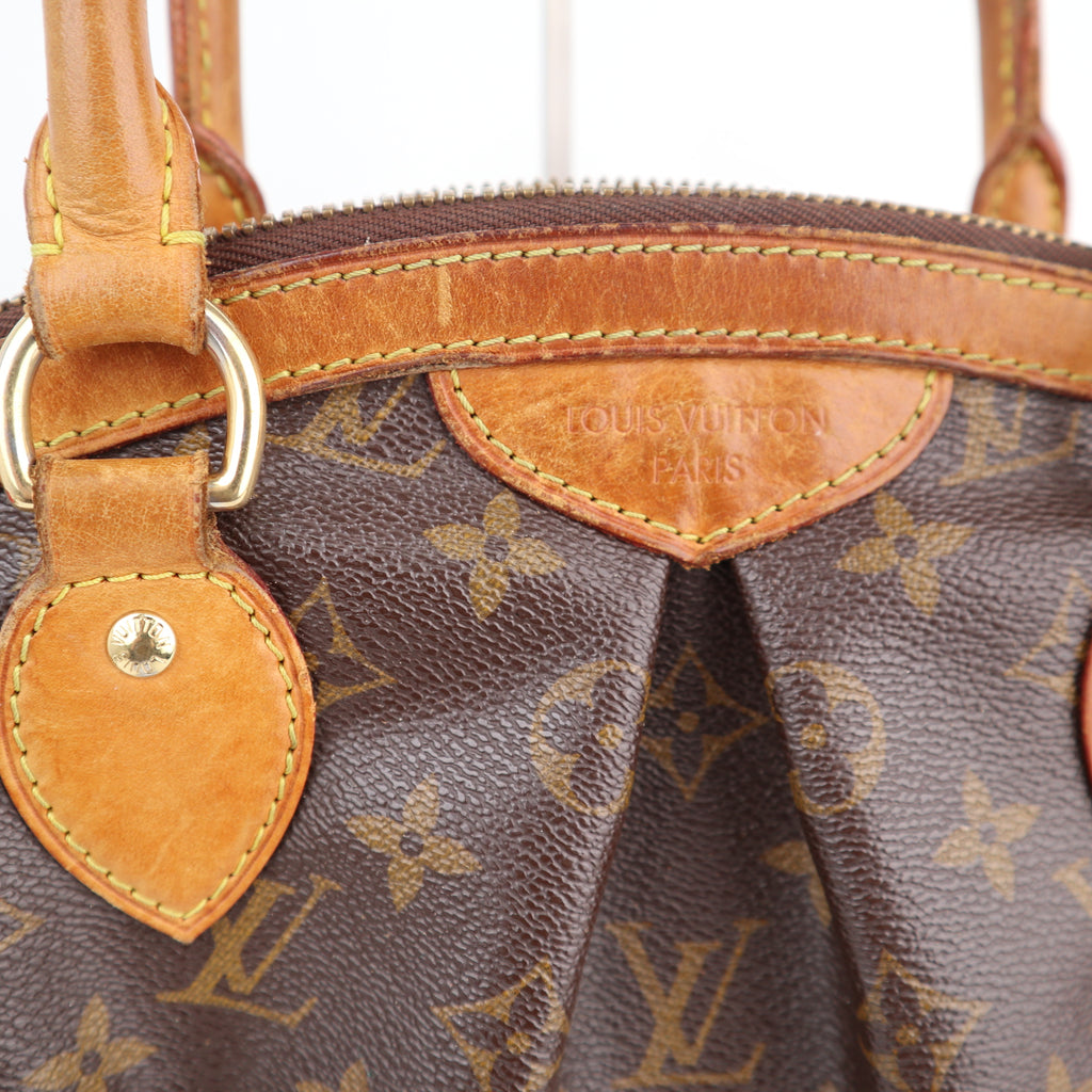 C2088# Louis Vuitton Shoulder Bag Tivoli PM | Pre-Owned Good Brown Coated canvas Monogram