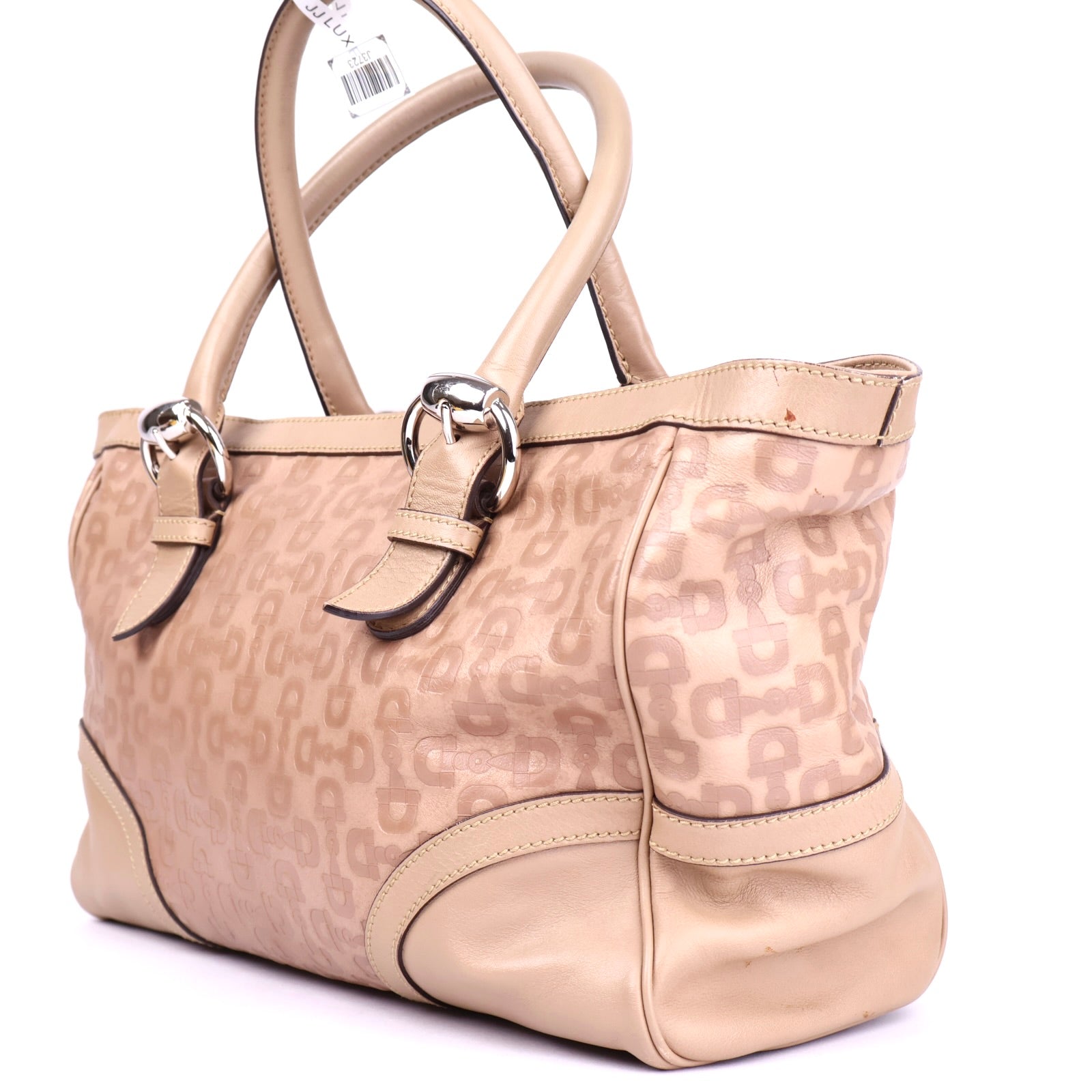 J3723 Gucci Horsebit Cappuccino Bag- Pre Owned