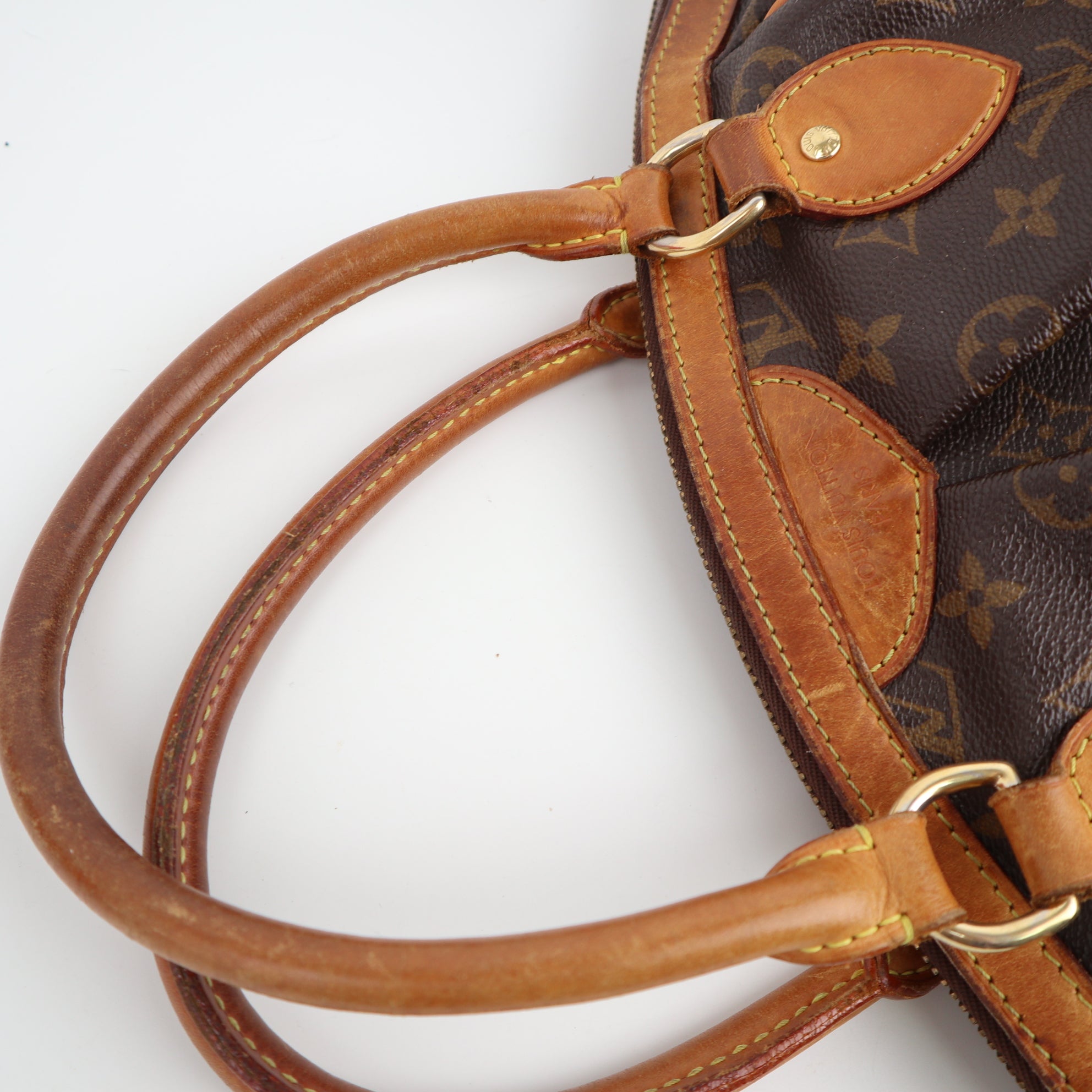 C2088 Louis Vuitton Shoulder Bag Tivoli PM | Pre-Owned Good Brown Coated canvas Monogram