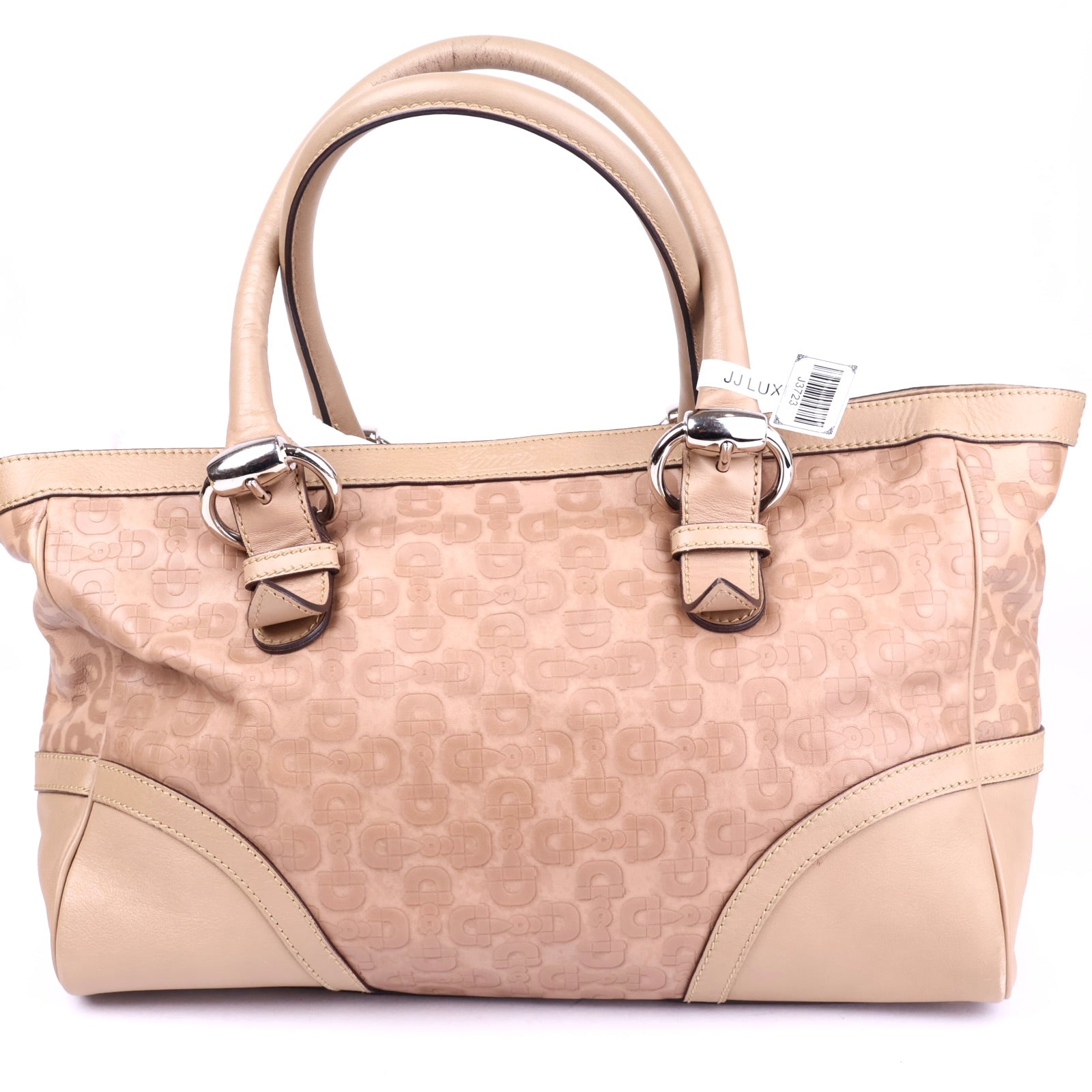 J3723 Gucci Horsebit Cappuccino Bag- Pre Owned