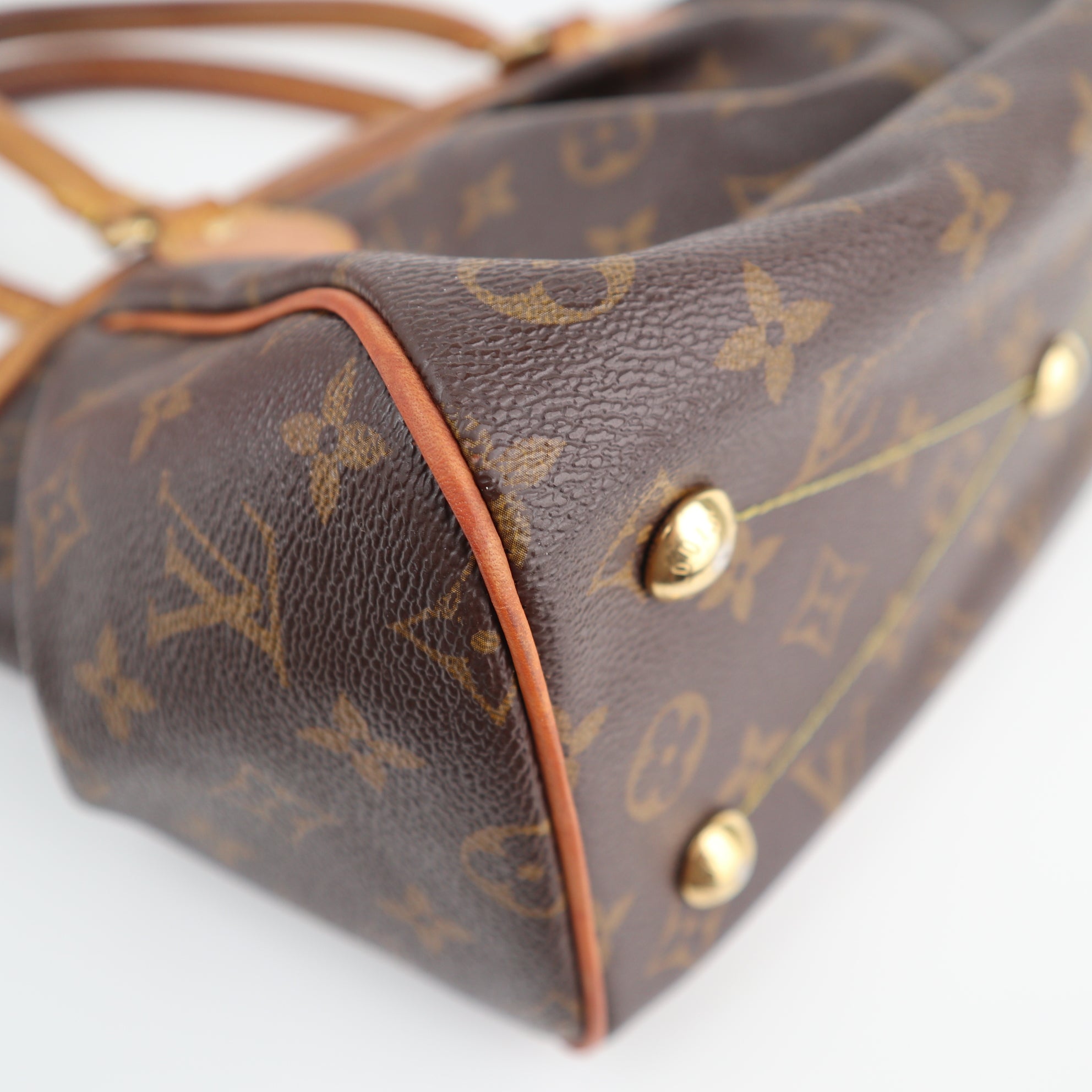 C2088 Louis Vuitton Shoulder Bag Tivoli PM | Pre-Owned Good Brown Coated canvas Monogram
