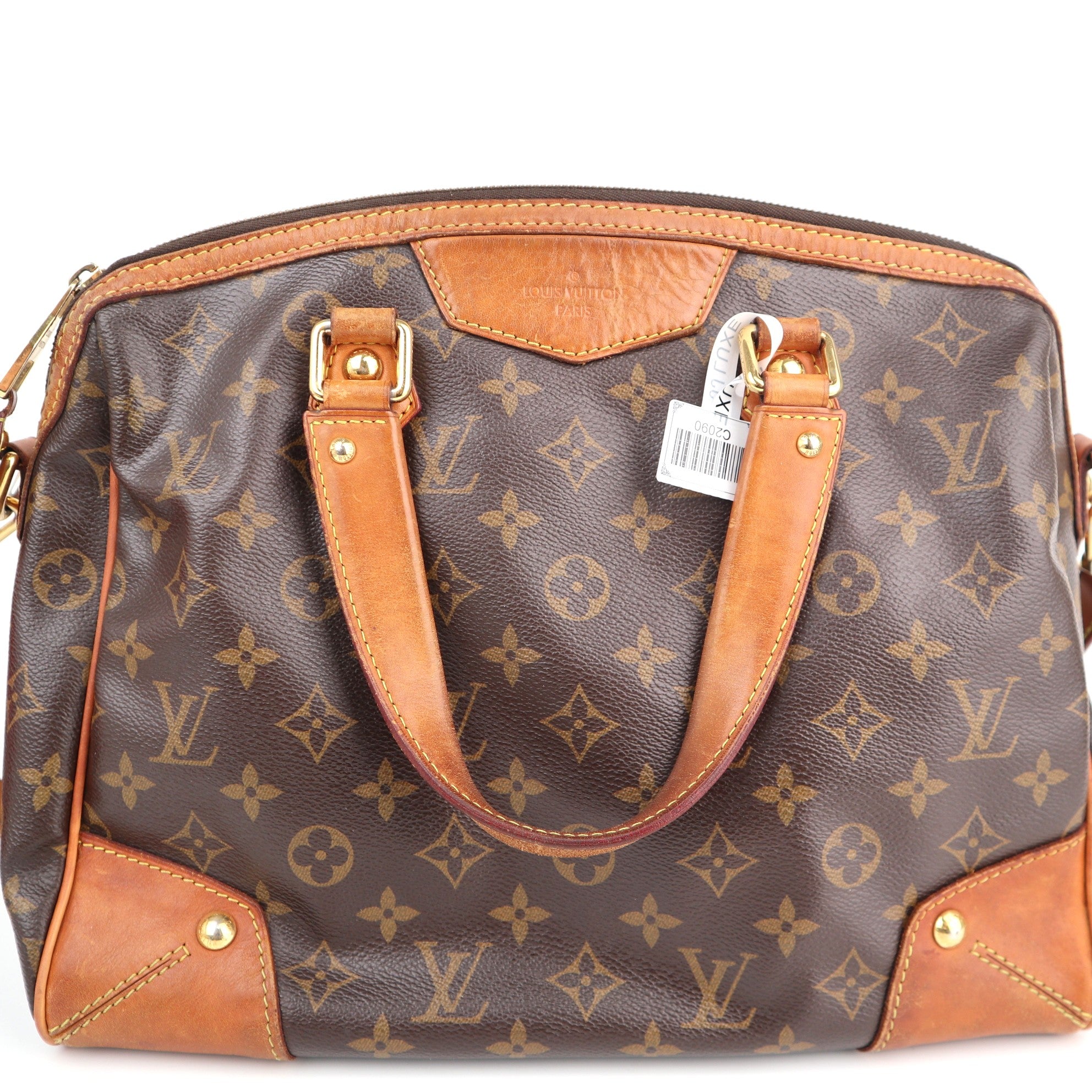 C2090 Louis Vuitton Top Handle Bag Retiro PM | Pre-Owned Very Good Brown Coated canvas Monogram