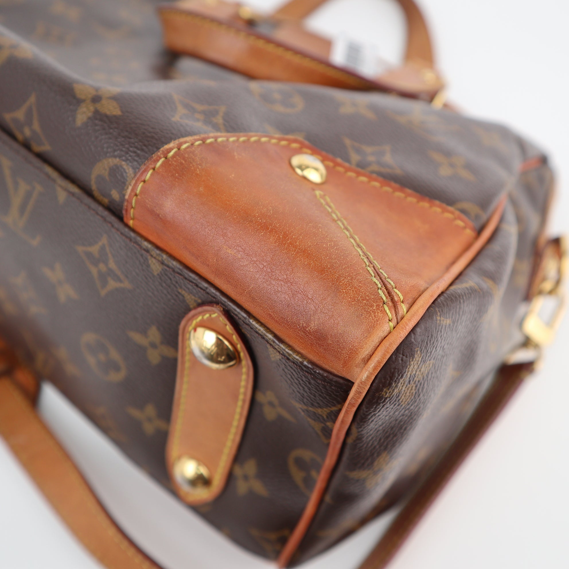 C2090 Louis Vuitton Top Handle Bag Retiro PM | Pre-Owned Very Good Brown Coated canvas Monogram