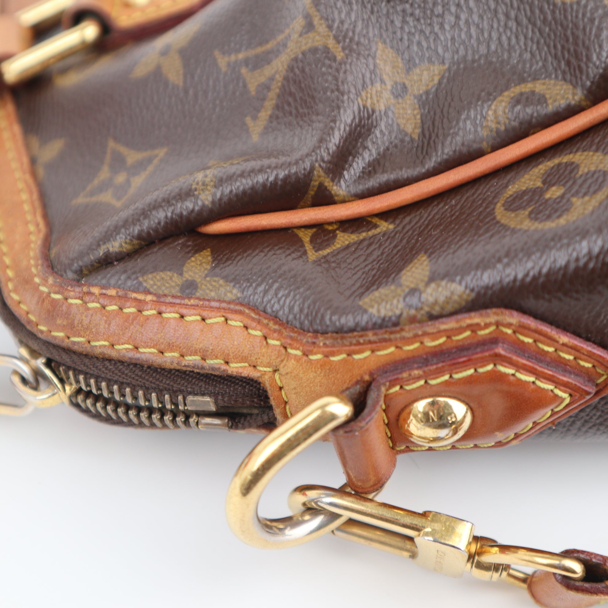 C2090 Louis Vuitton Top Handle Bag Retiro PM | Pre-Owned Very Good Brown Coated canvas Monogram