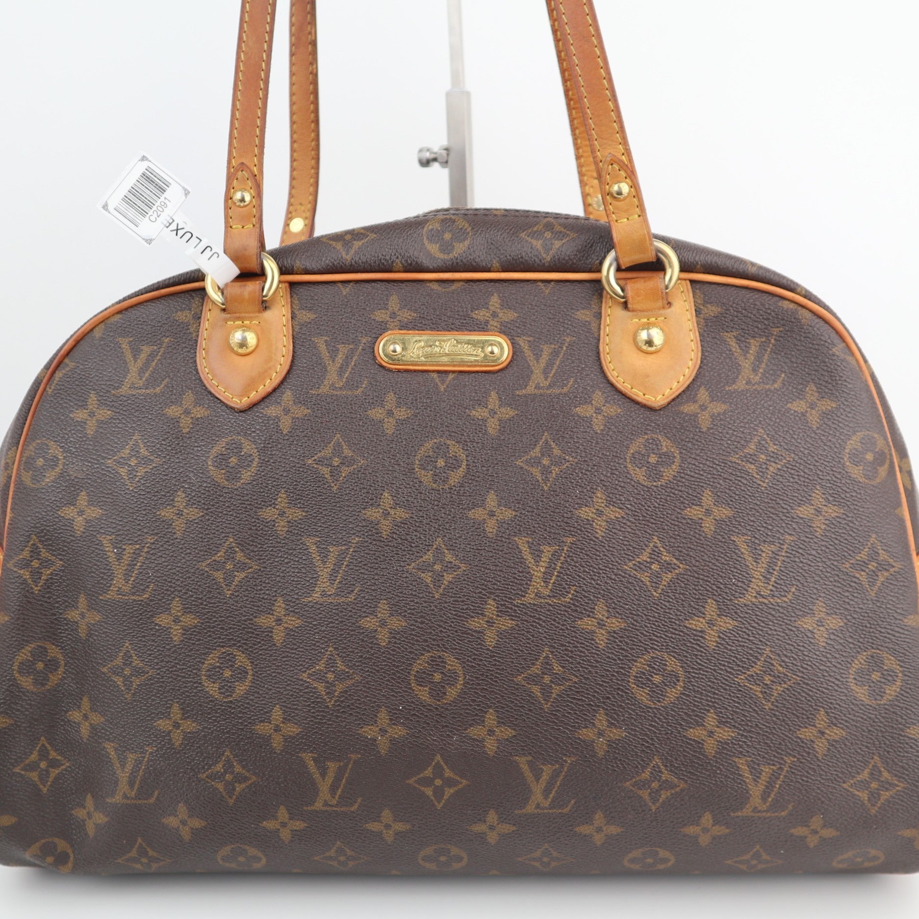C2091 Louis Vuitton Shoulder Bag Montorgueil PM | Pre-Owned Very Good Brown Coated canvas Monogram