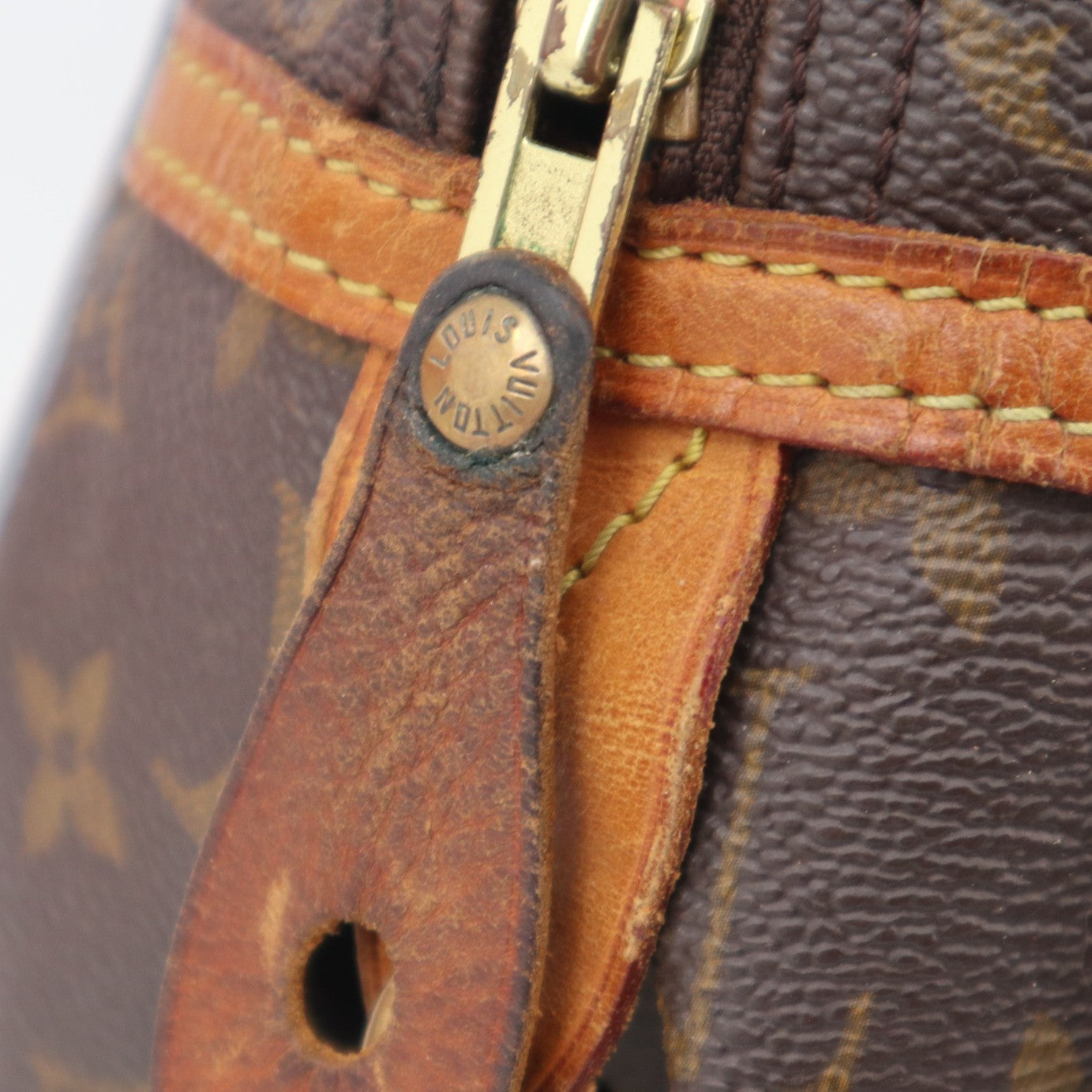 C2091 Louis Vuitton Shoulder Bag Montorgueil GM | Pre-Owned Very Good Brown Coated canvas Monogram