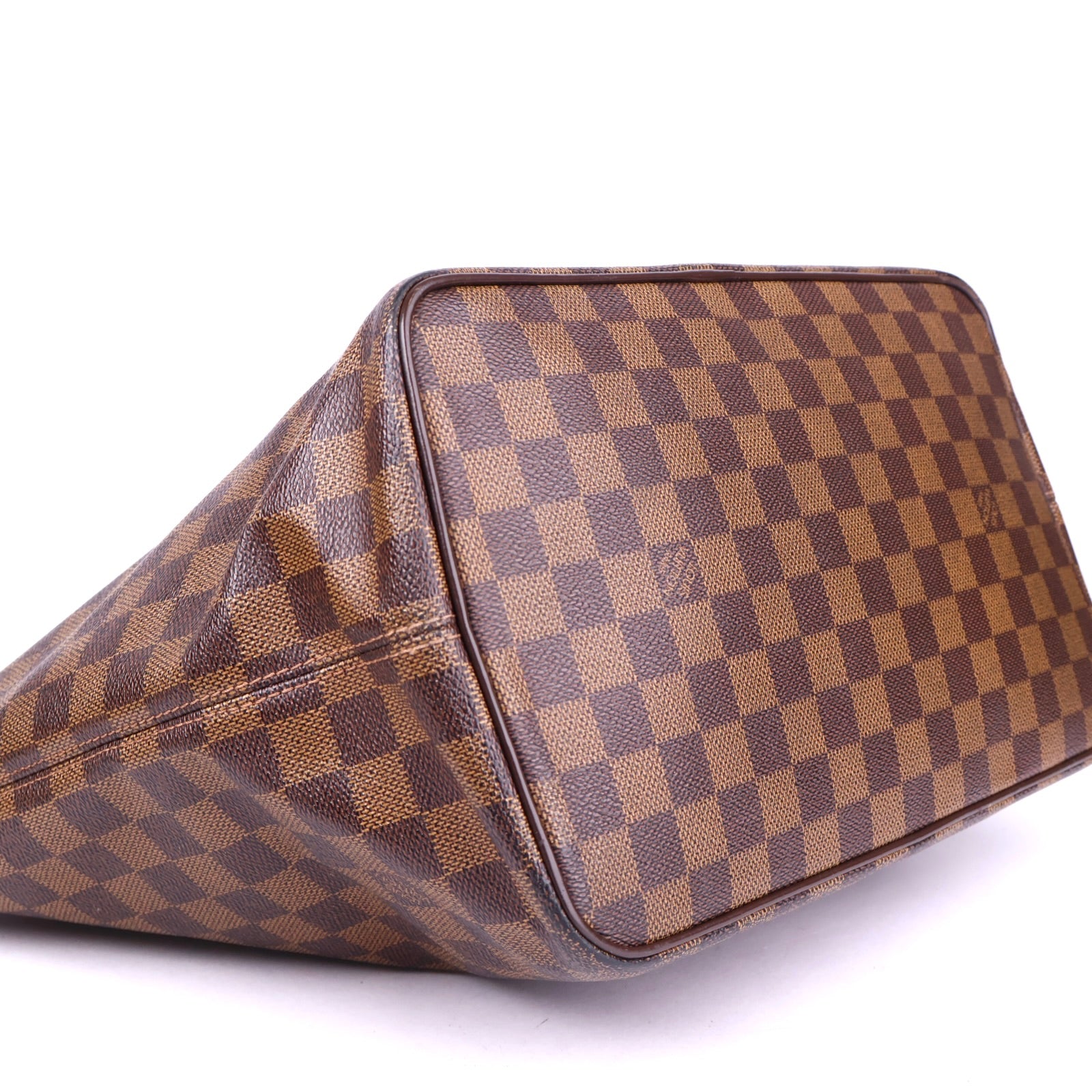 J3459 Louis Vuitton Damier Ebene Saleya MM Tote Bag Brown- Pre Owned