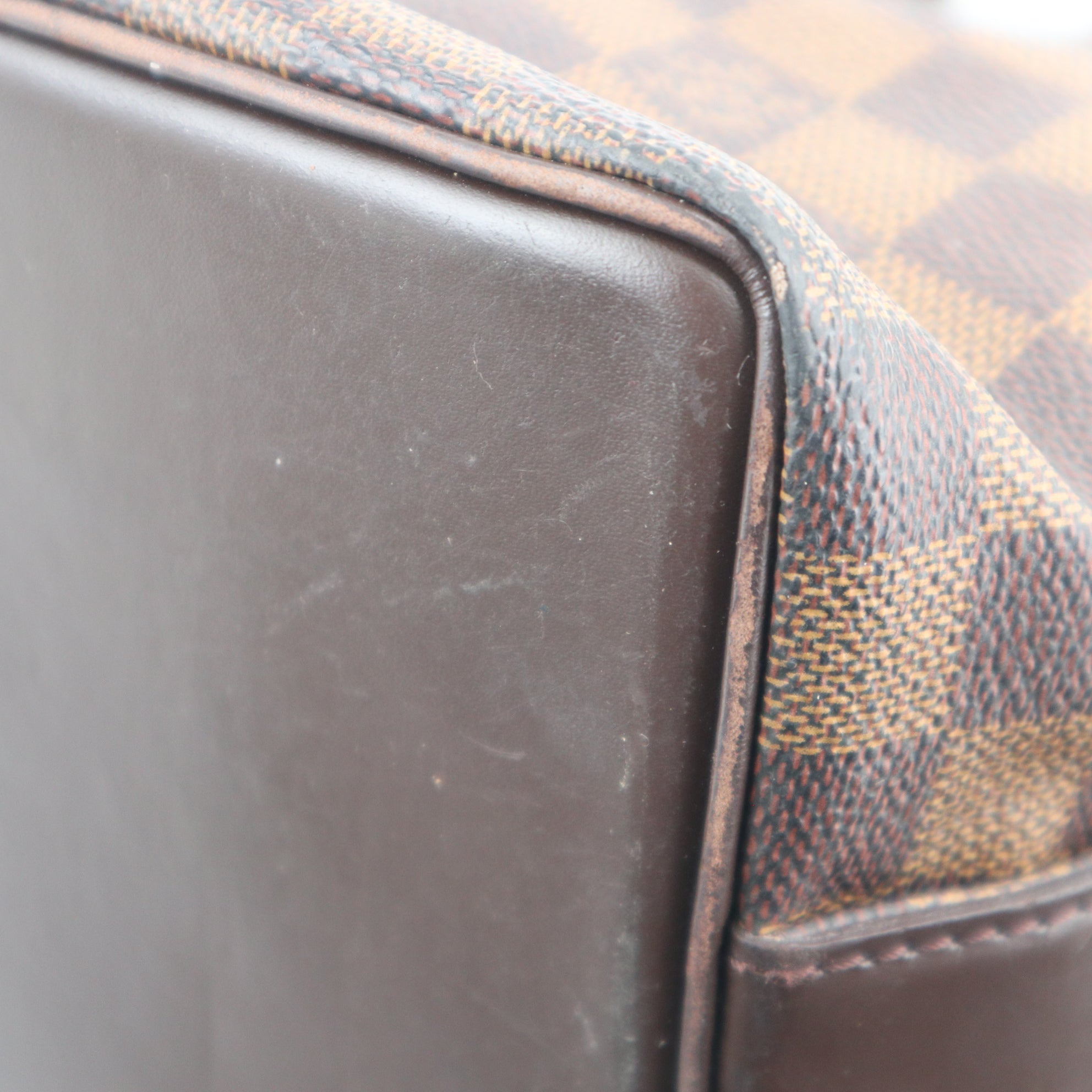 C2093 Louis Vuitton Shoulder Bag Chelsea | Pre-Owned Very Good Brown Coated canvas Damier Ebene