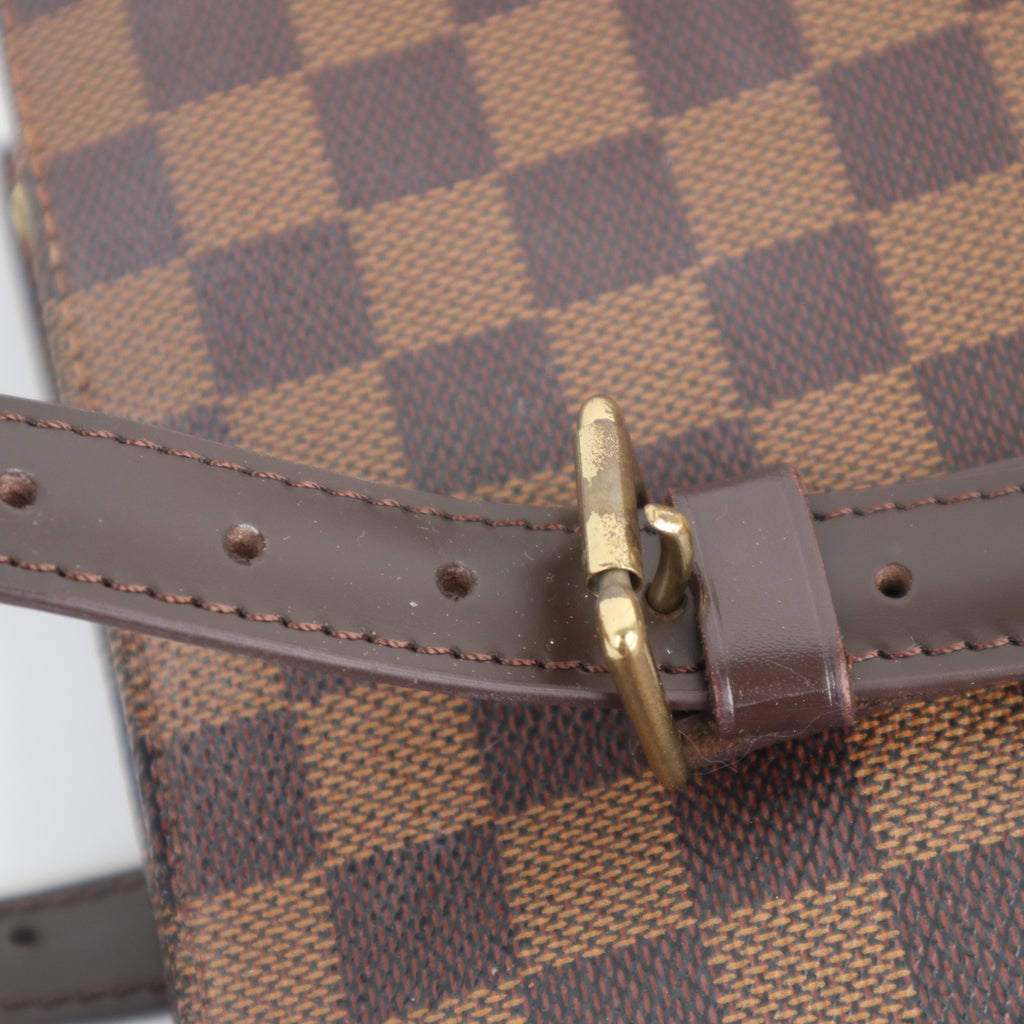 C2093 Louis Vuitton Shoulder Bag Chelsea | Pre-Owned Very Good Brown Coated canvas Damier Ebene