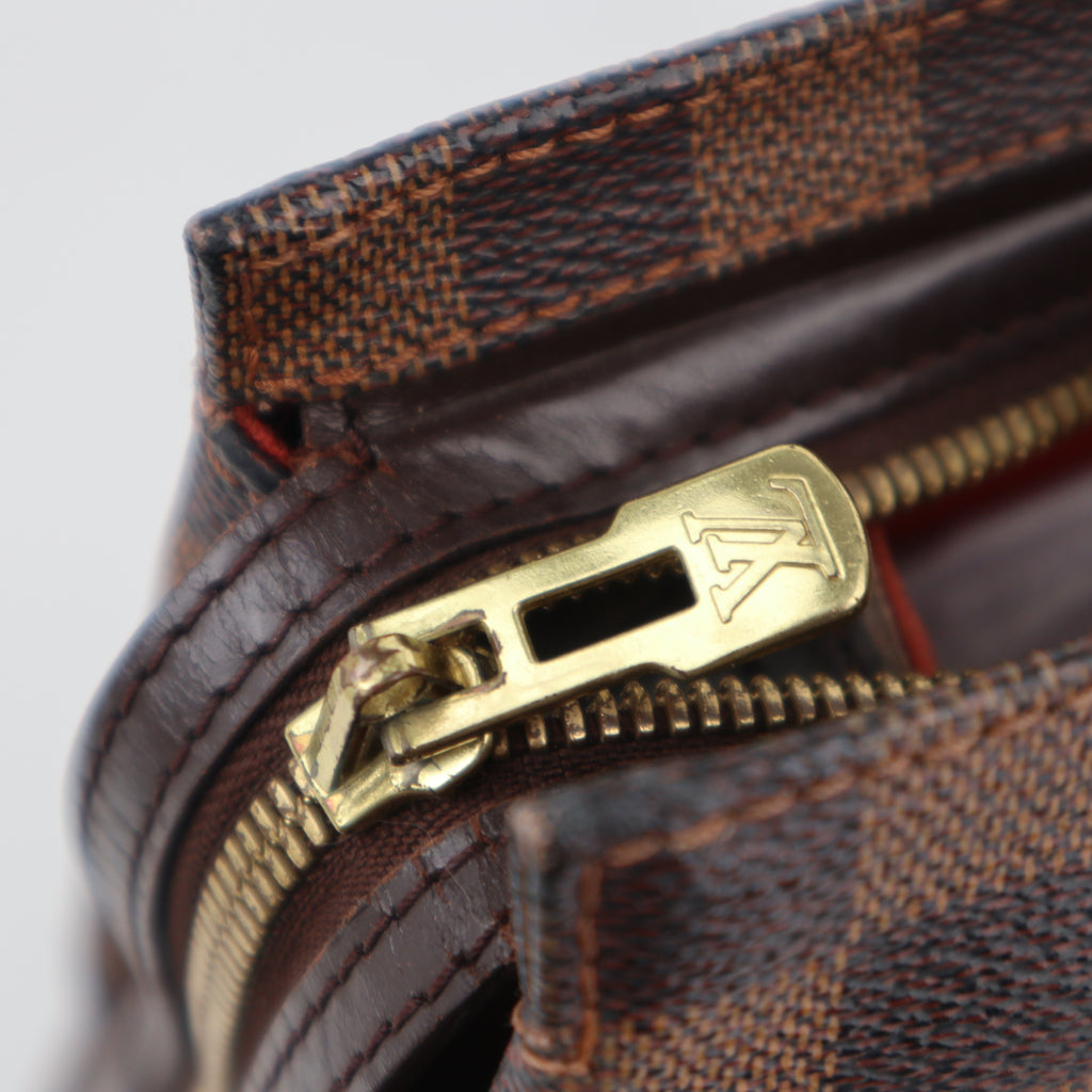 C2093 Louis Vuitton Shoulder Bag Chelsea | Pre-Owned Very Good Brown Coated canvas Damier Ebene