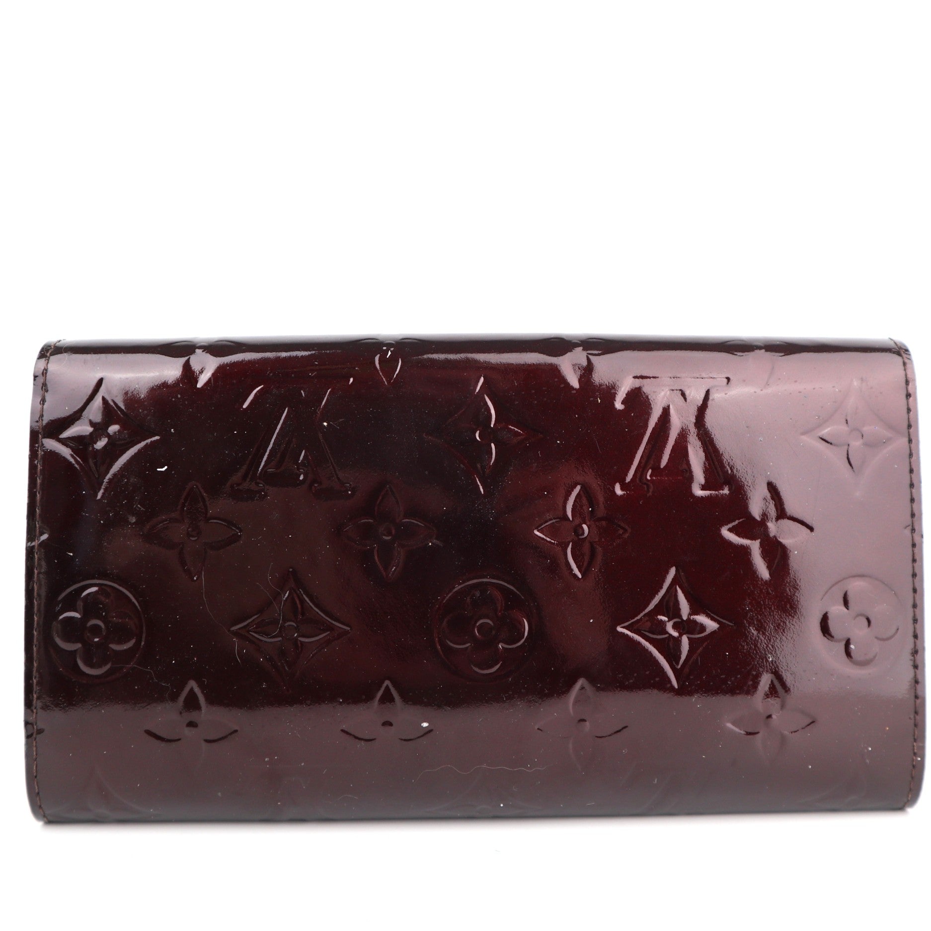 Louis Vuitton Vernis Sarah Amarante Wallet C1922 | Pre-Owned Very Good Amarante Vernis Leather, Vernis
