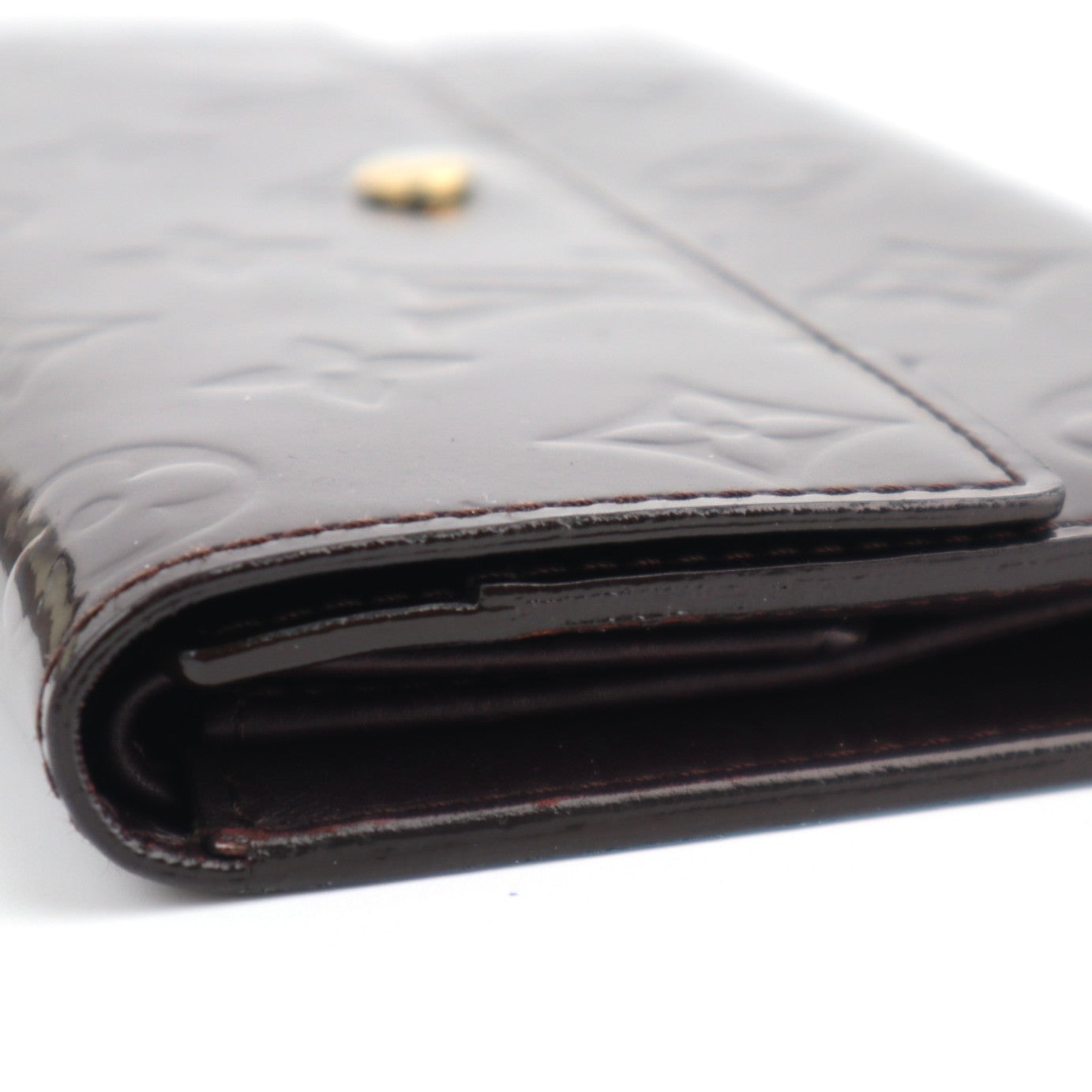 Louis Vuitton Vernis Sarah Amarante Wallet C1922 | Pre-Owned Very Good Amarante Vernis Leather, Vernis