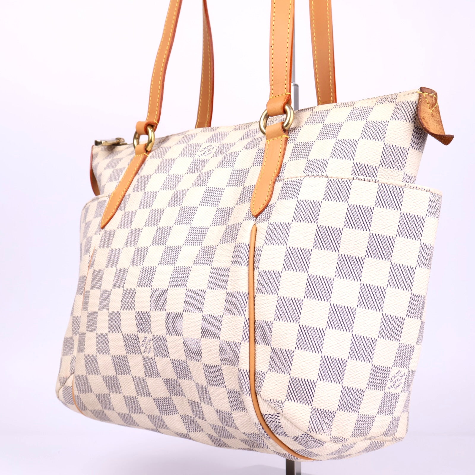 J3465 Louis Vuitton Damier Azur Totally Tote Bag- Pre Owned