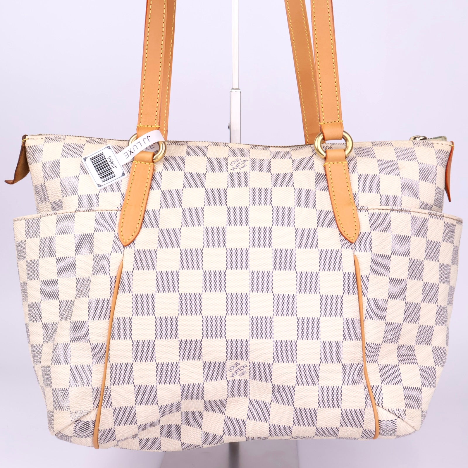 J3465 Louis Vuitton Damier Azur Totally Tote Bag- Pre Owned