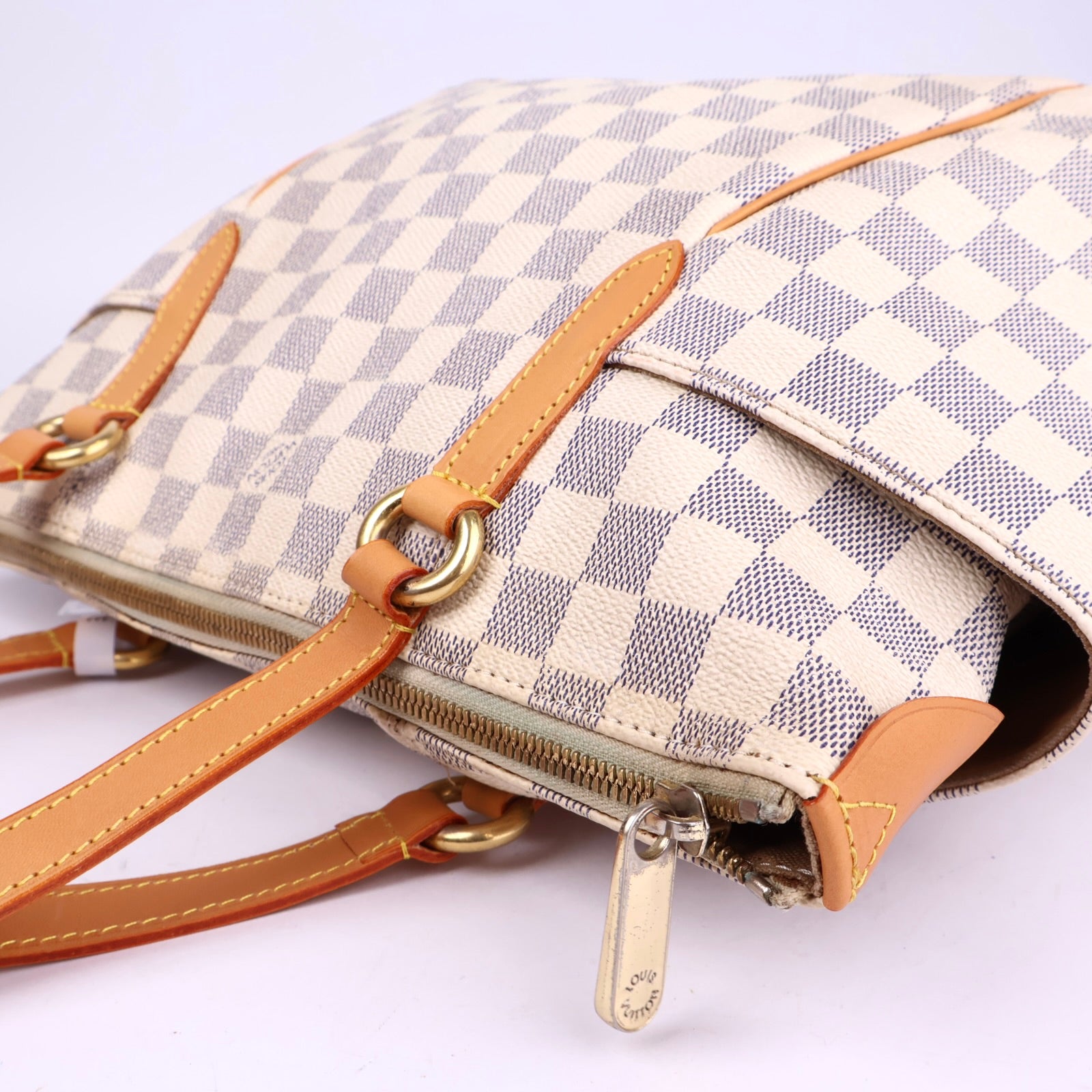 J3465 Louis Vuitton Damier Azur Totally Tote Bag- Pre Owned