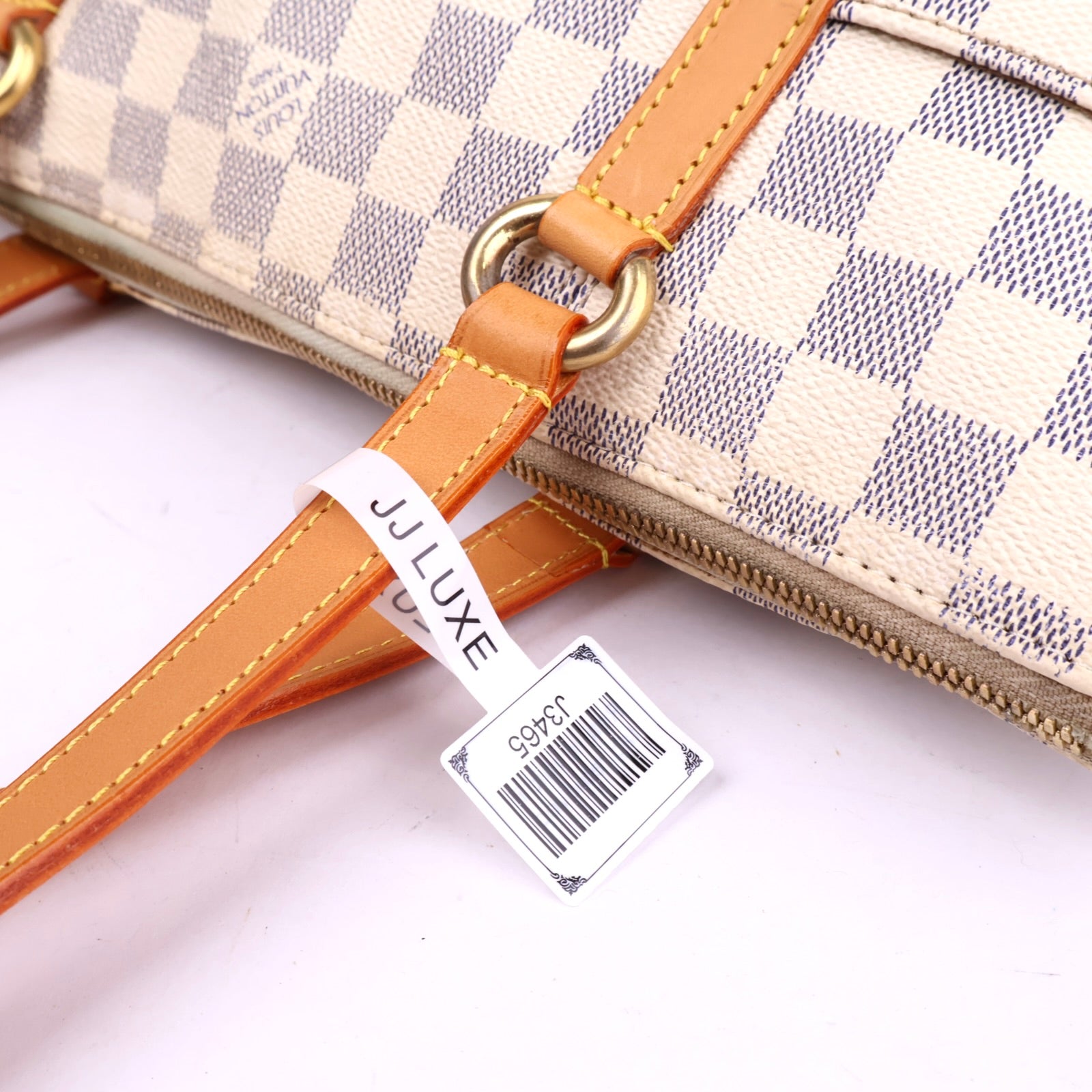 J3465 Louis Vuitton Damier Azur Totally Tote Bag- Pre Owned