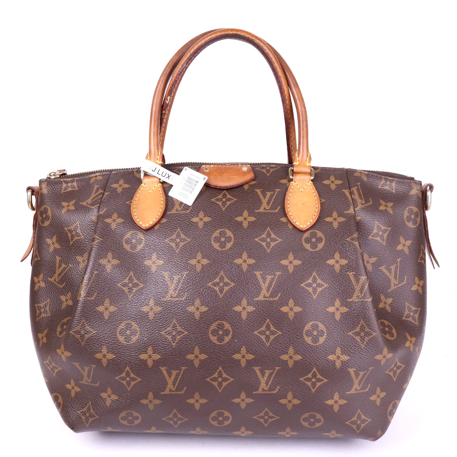 J3467 Louis Vuitton Brown Monogram Canvas Turenne MM Bag- Pre Owned