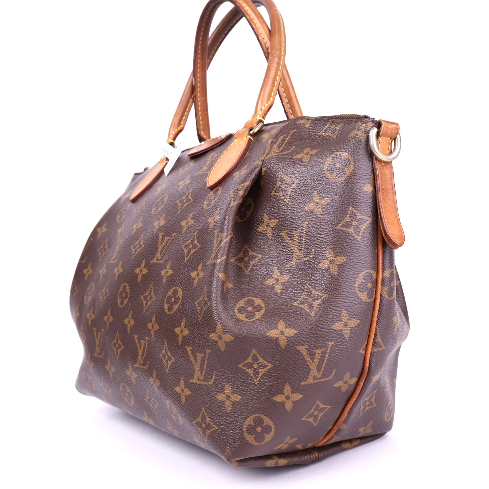 J3467 Louis Vuitton Brown Monogram Canvas Turenne MM Bag- Pre Owned