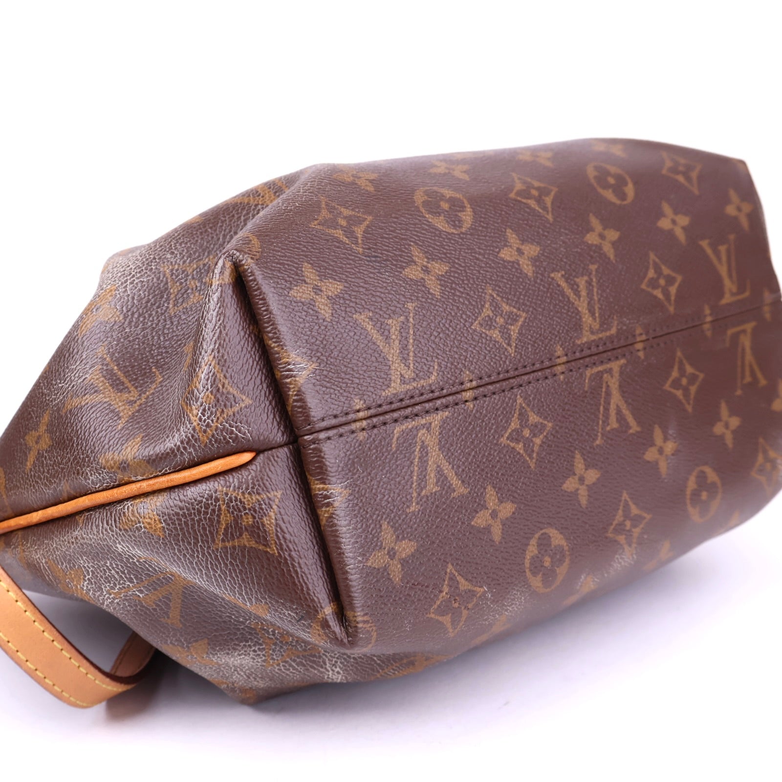 J3466 Louis Vuitton Brown Monogram Canvas Turenne MM Bag- Pre Owned