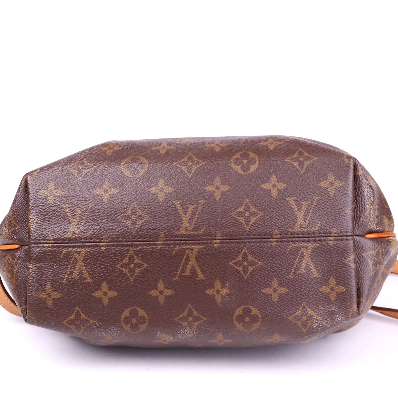 J3466 Louis Vuitton Brown Monogram Canvas Turenne MM Bag- Pre Owned