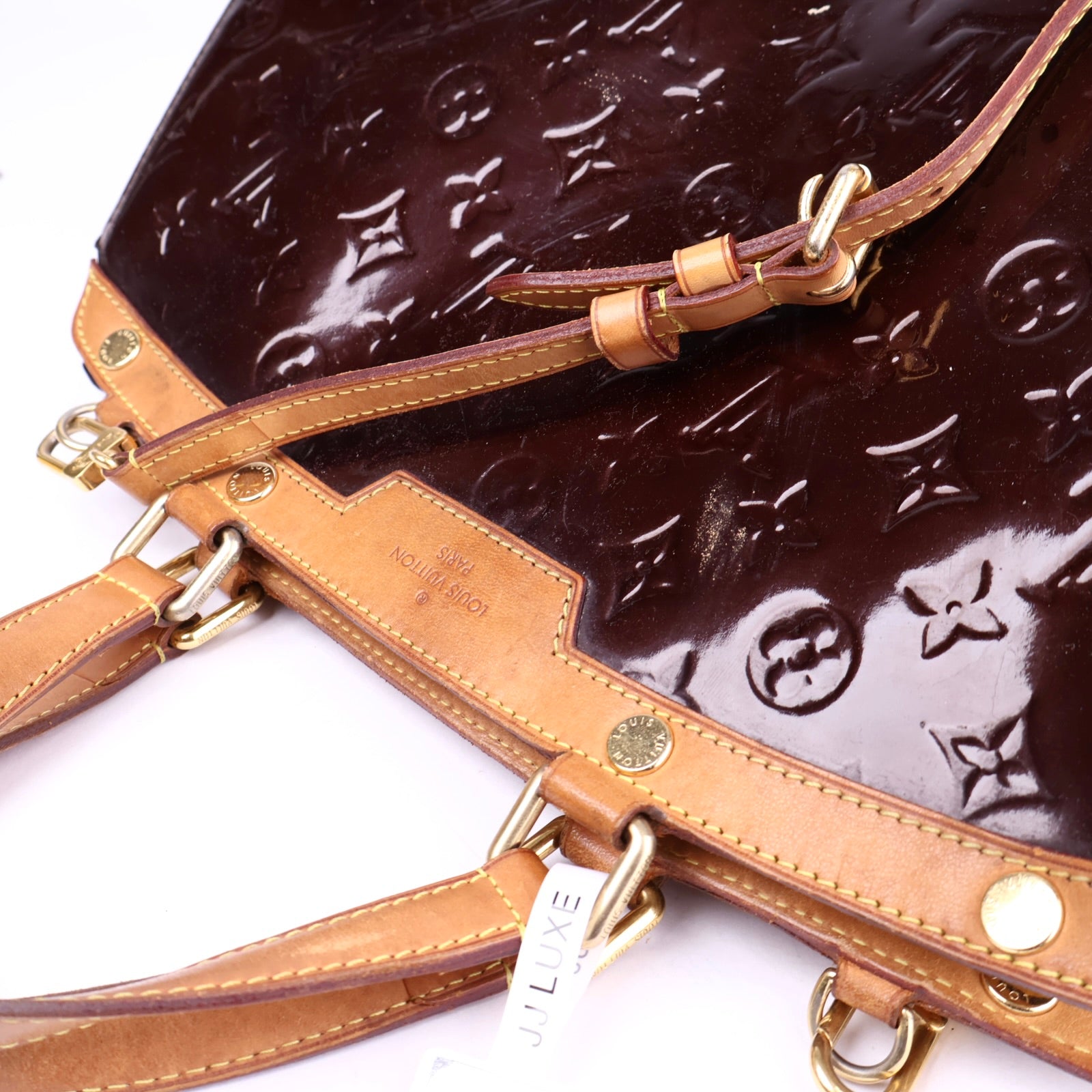 J3463 Louis Vuitton Brea MM Amarante Vernis- Pre Owned