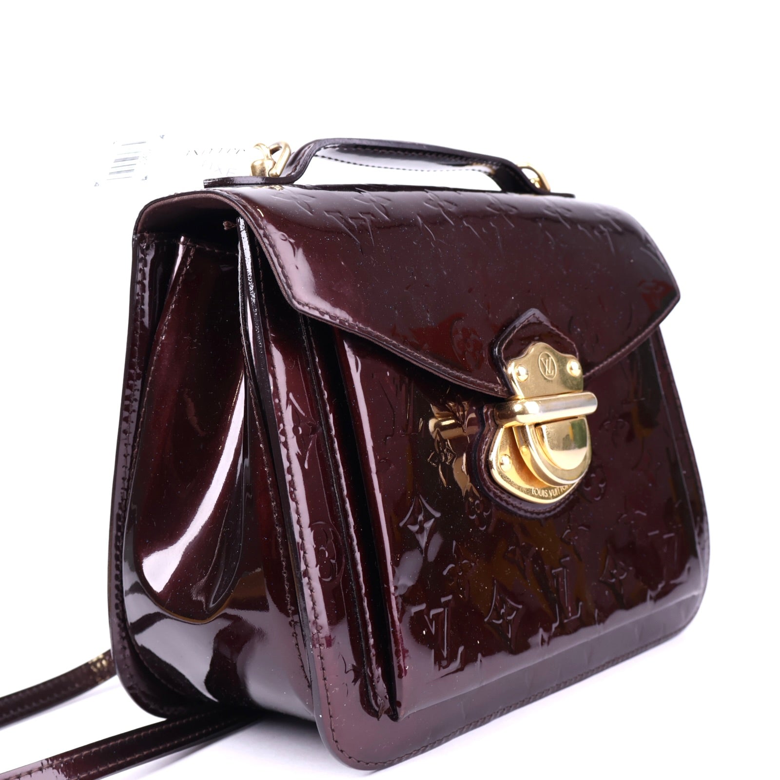 J3452 Louis Vuitton Amarante Monogram Vernis Mirada Bag- Pre Owned