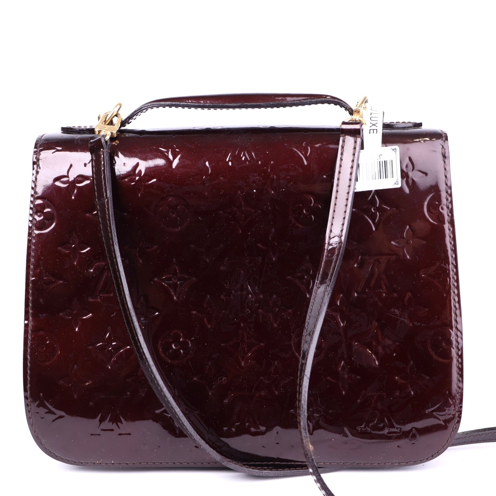 J3452 Louis Vuitton Amarante Monogram Vernis Mirada Bag- Pre Owned