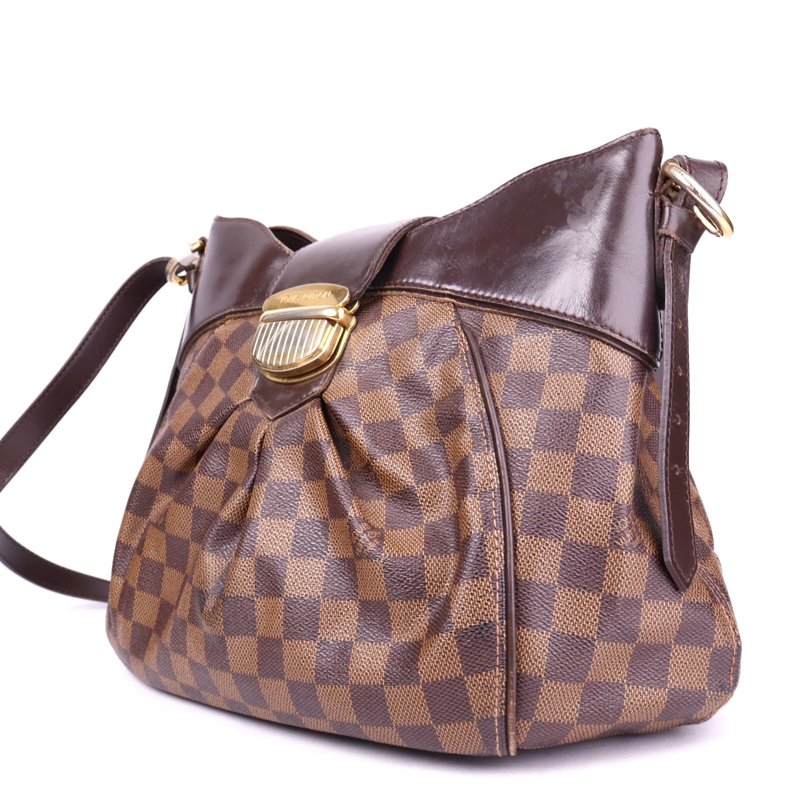 J3451 Louis Vuitton Sistina MM Damier Ebene Shoulder Bag- Pre Owned