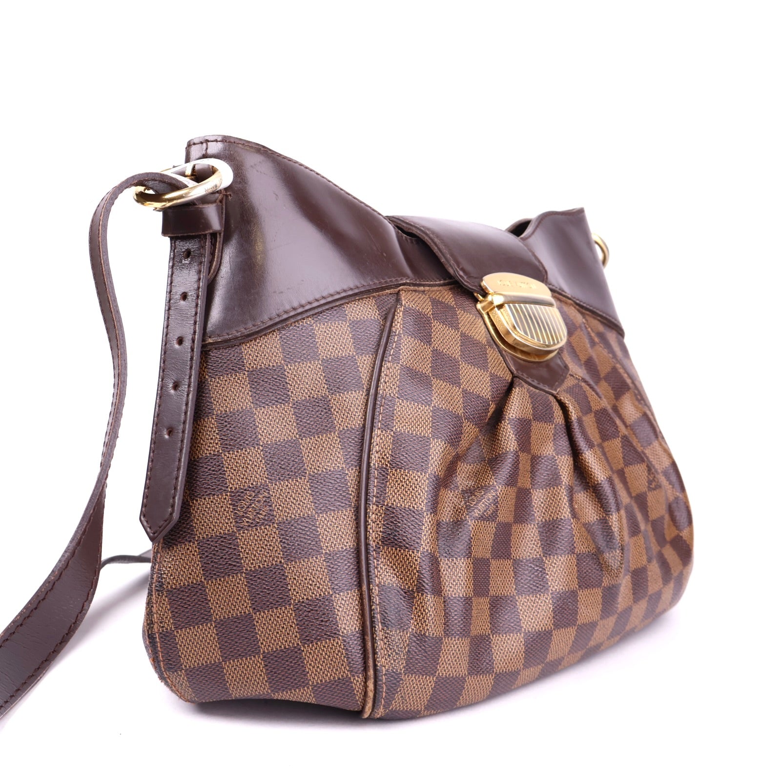 J3451 Louis Vuitton Sistina MM Damier Ebene Shoulder Bag- Pre Owned