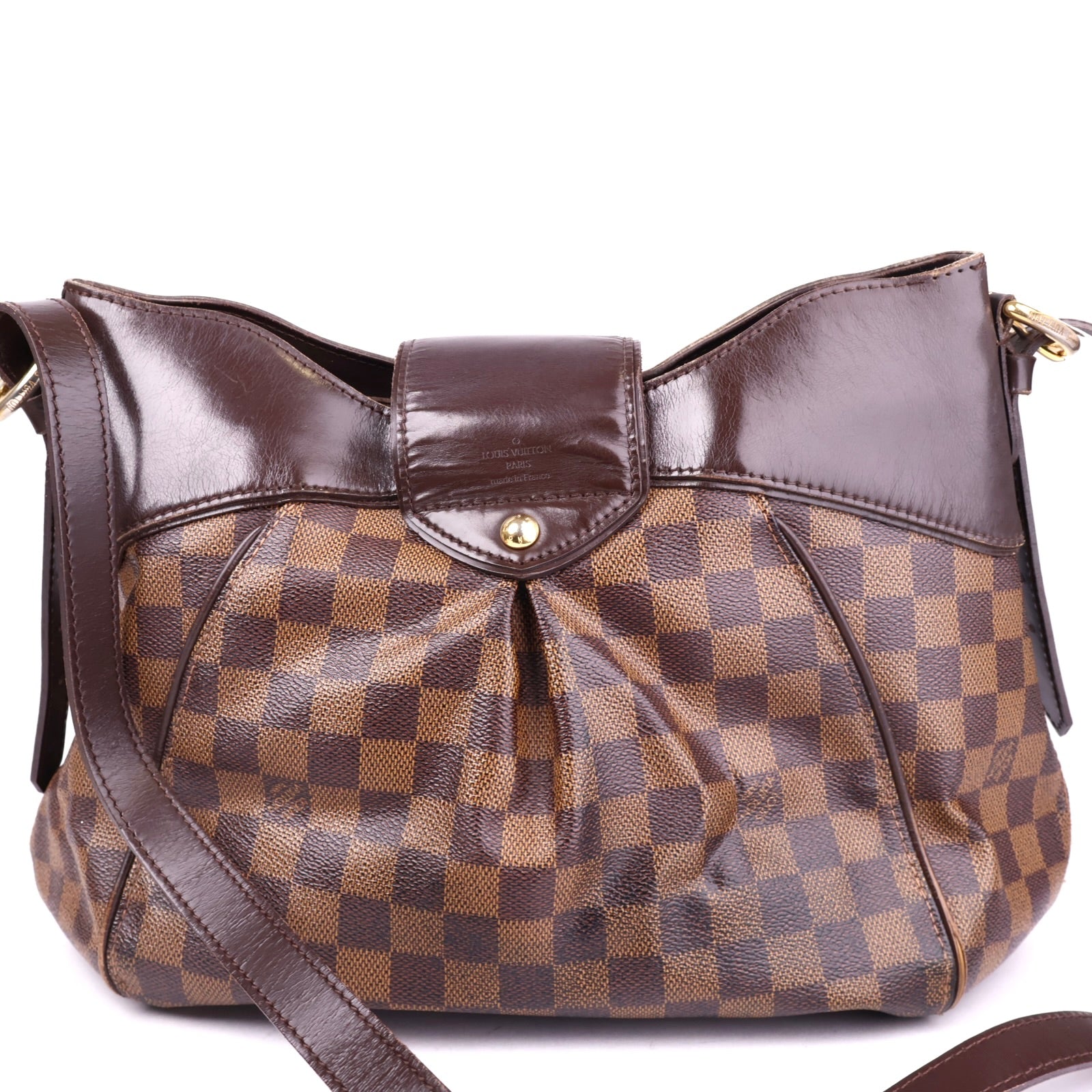 J3451 Louis Vuitton Sistina MM Damier Ebene Shoulder Bag- Pre Owned