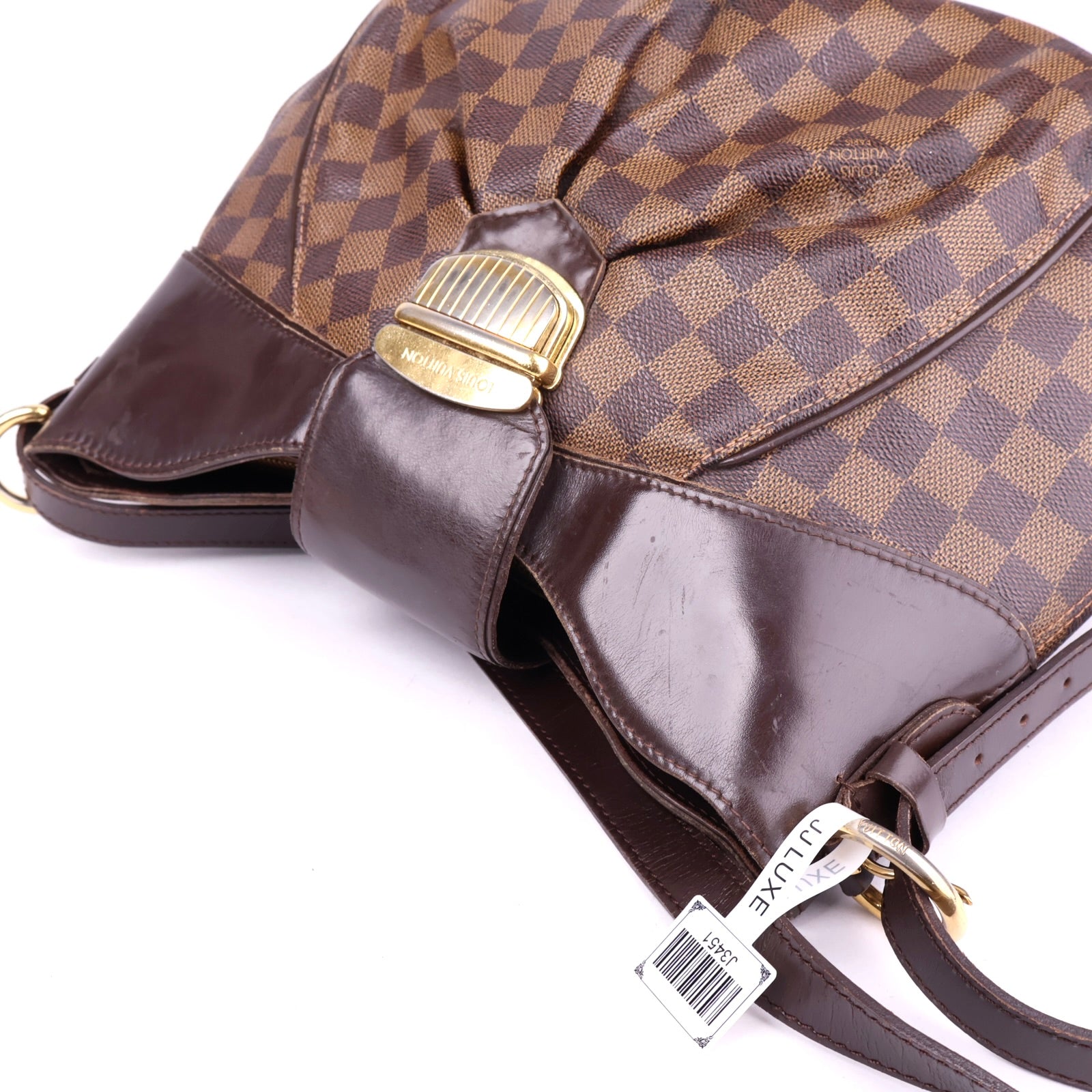 J3451 Louis Vuitton Sistina MM Damier Ebene Shoulder Bag- Pre Owned