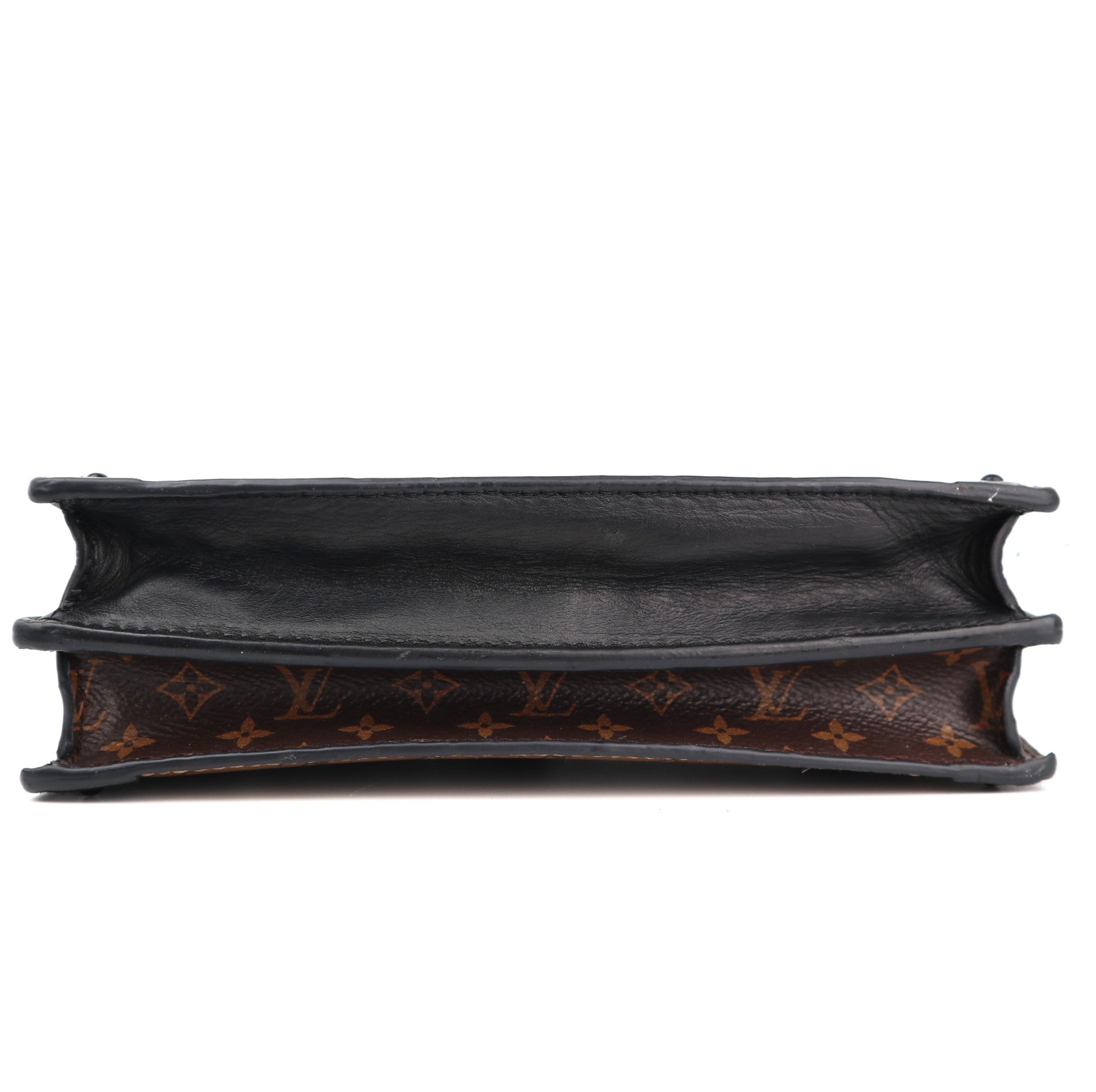 C1317 Louis Vuitton Clutch Trunk Monogram Reverse Brown-Pre Owned