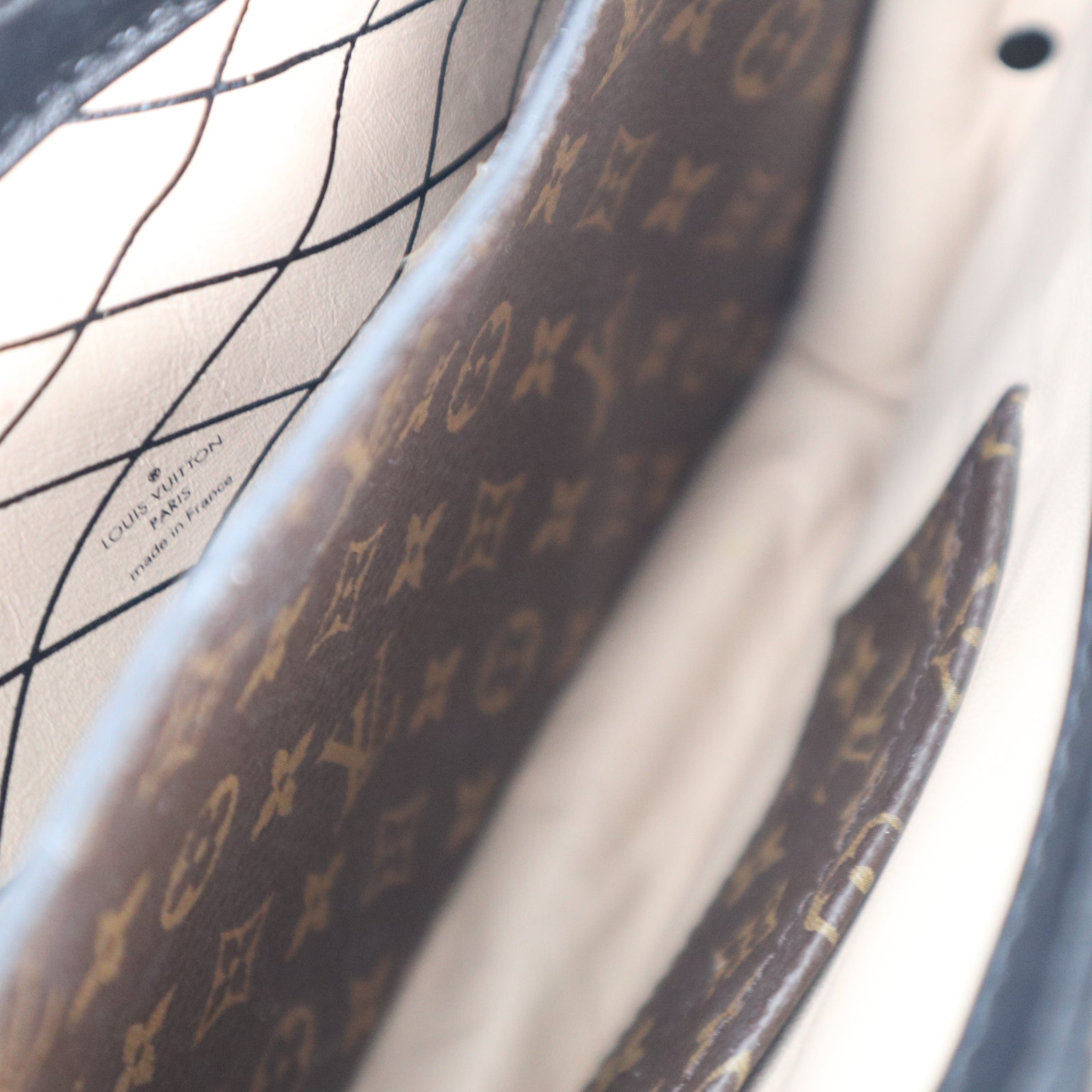C1317 Louis Vuitton Clutch Trunk Monogram Reverse Brown-Pre Owned