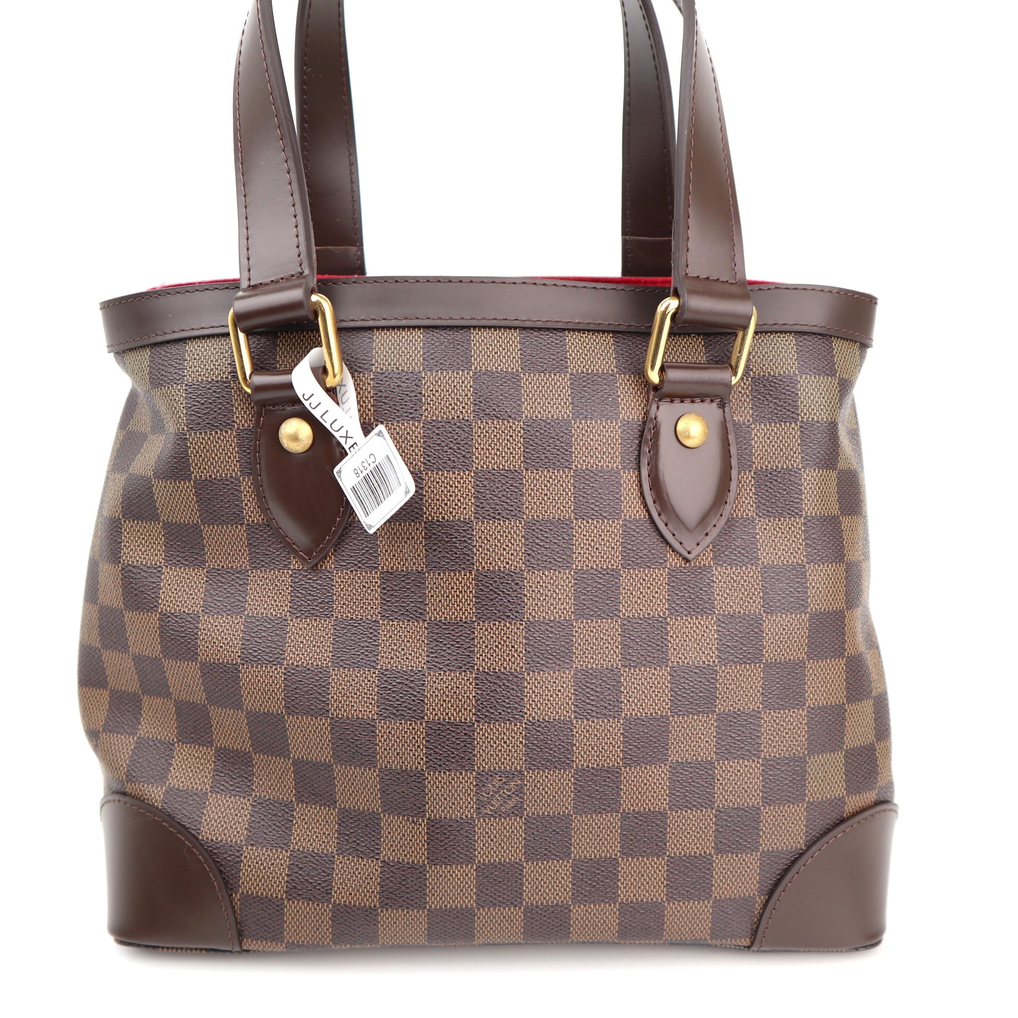 C1318R Louis Vuitton Damier Canvas Hampstead PM-Pre Owned