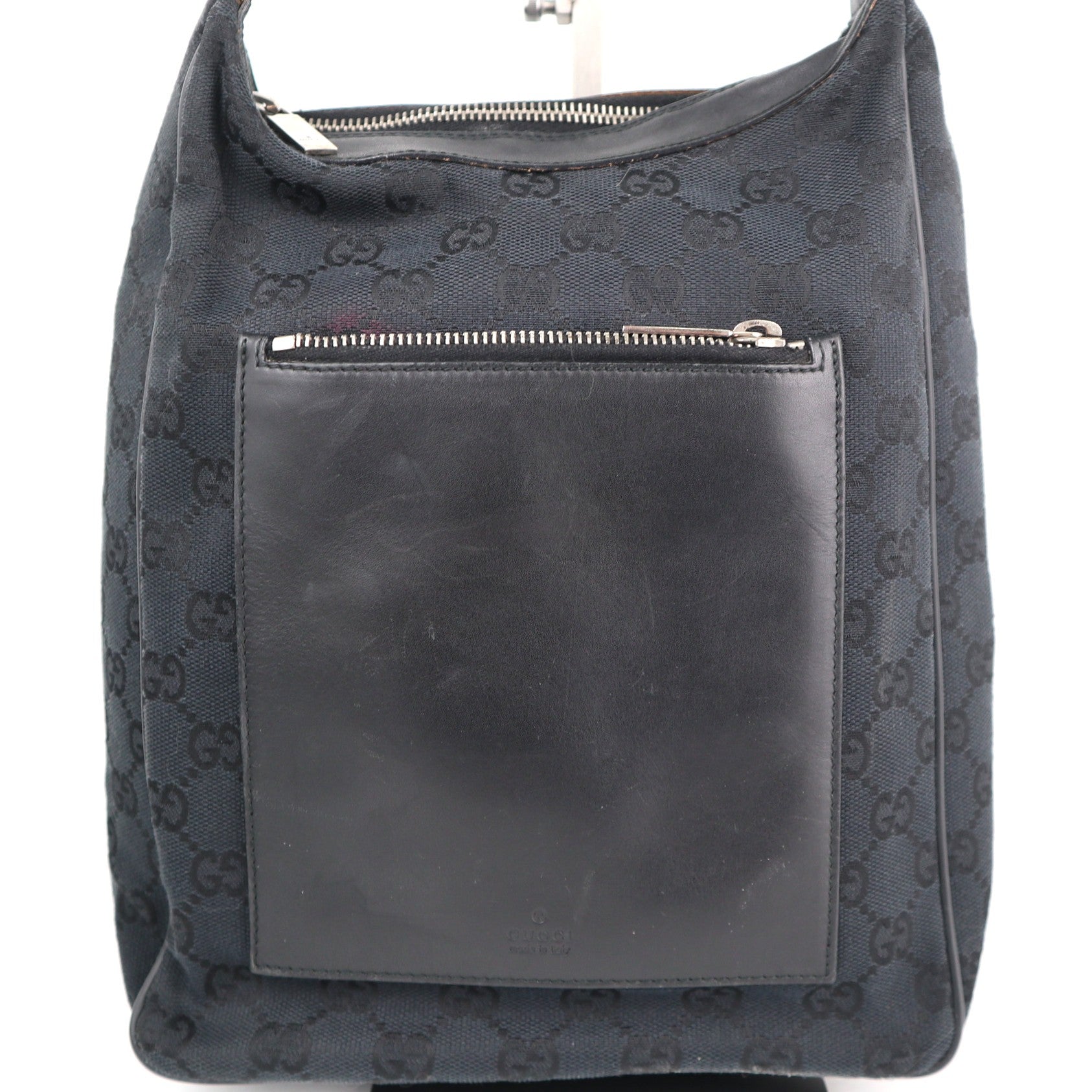 C2122 Gucci Shoulder Bag Front Pocket | Pre-Owned Excellent GG canvas