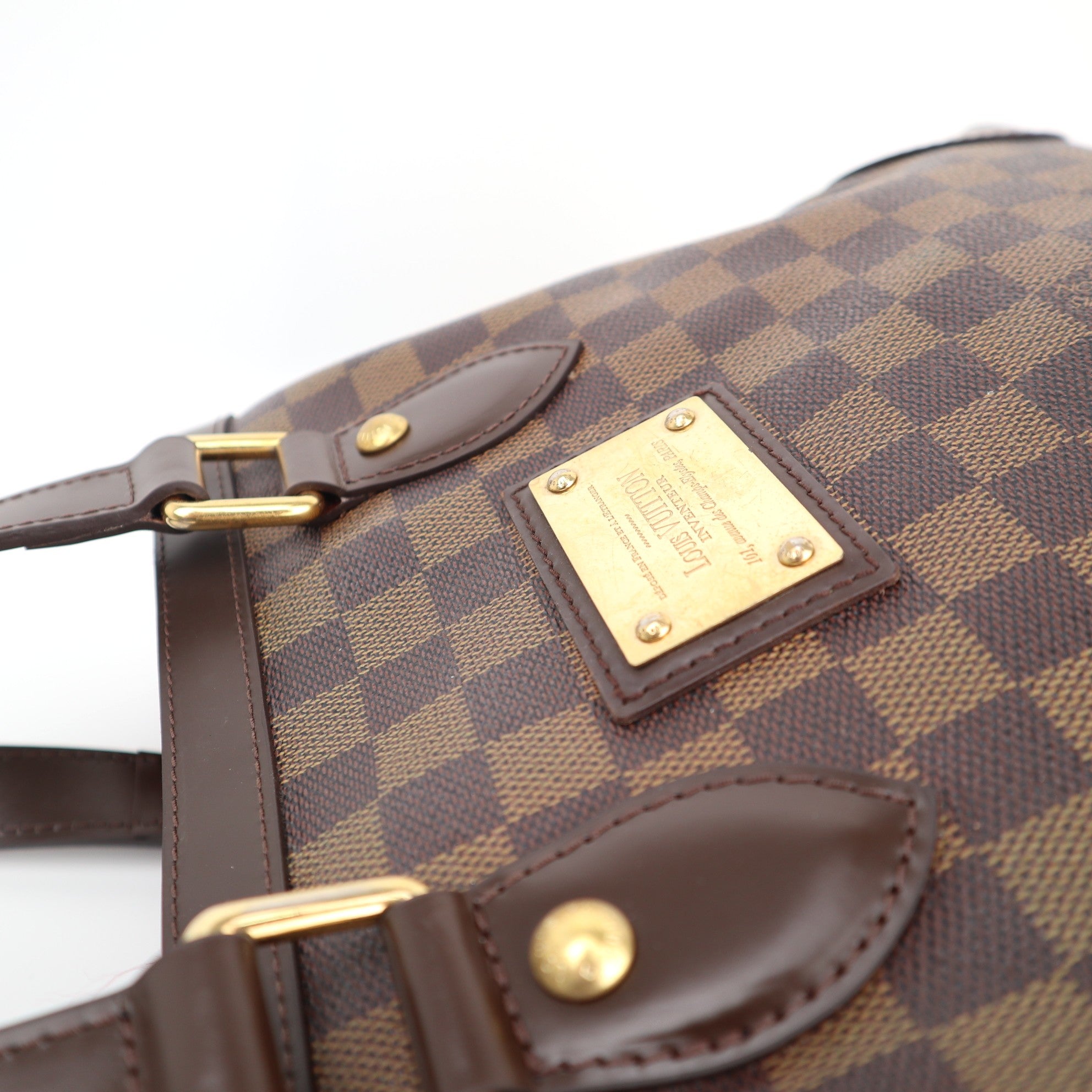 C1318R Louis Vuitton Damier Canvas Hampstead PM-Pre Owned