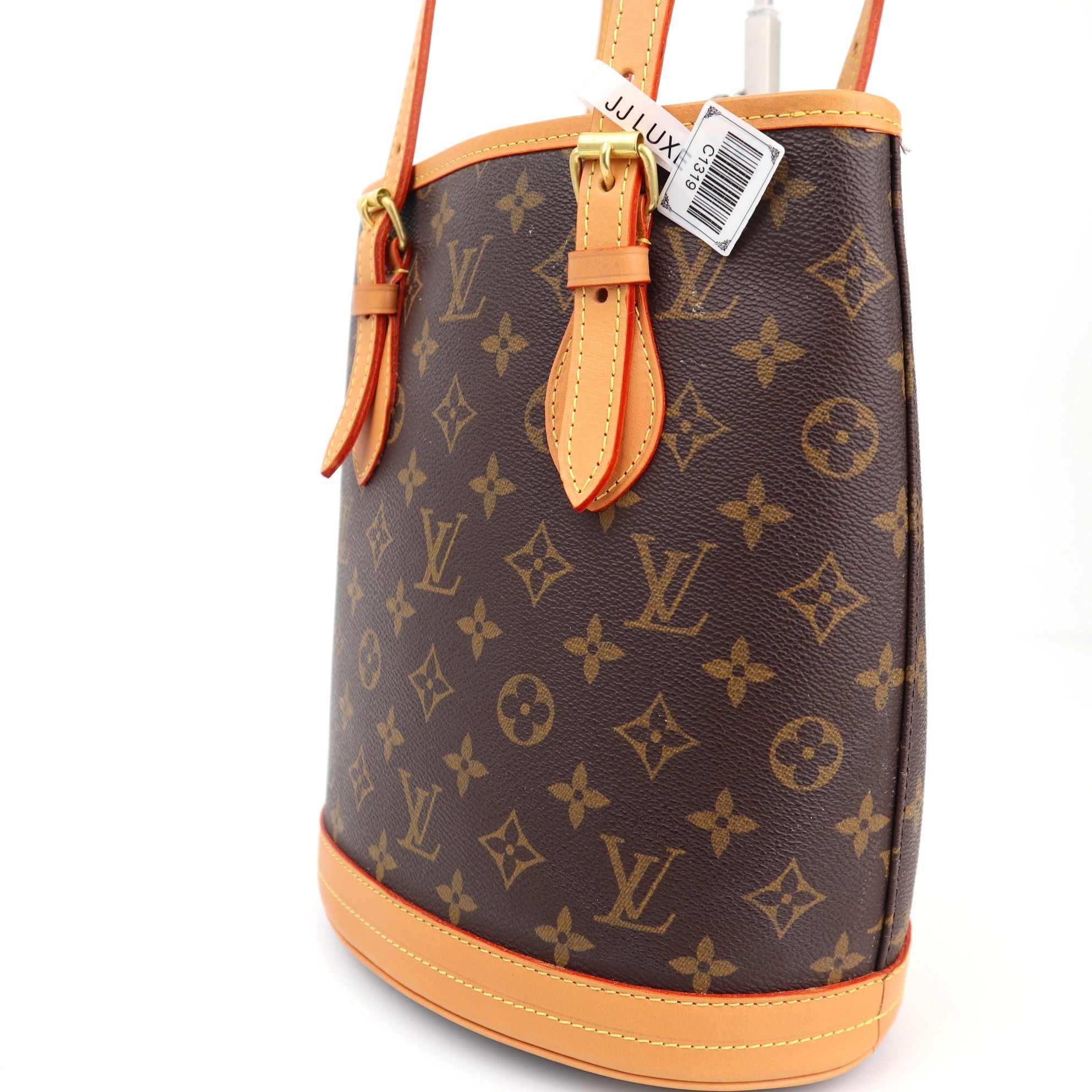 C1319R Louis Vuitton Monogram Canvas Petite Bucket Bag-Pre Owned