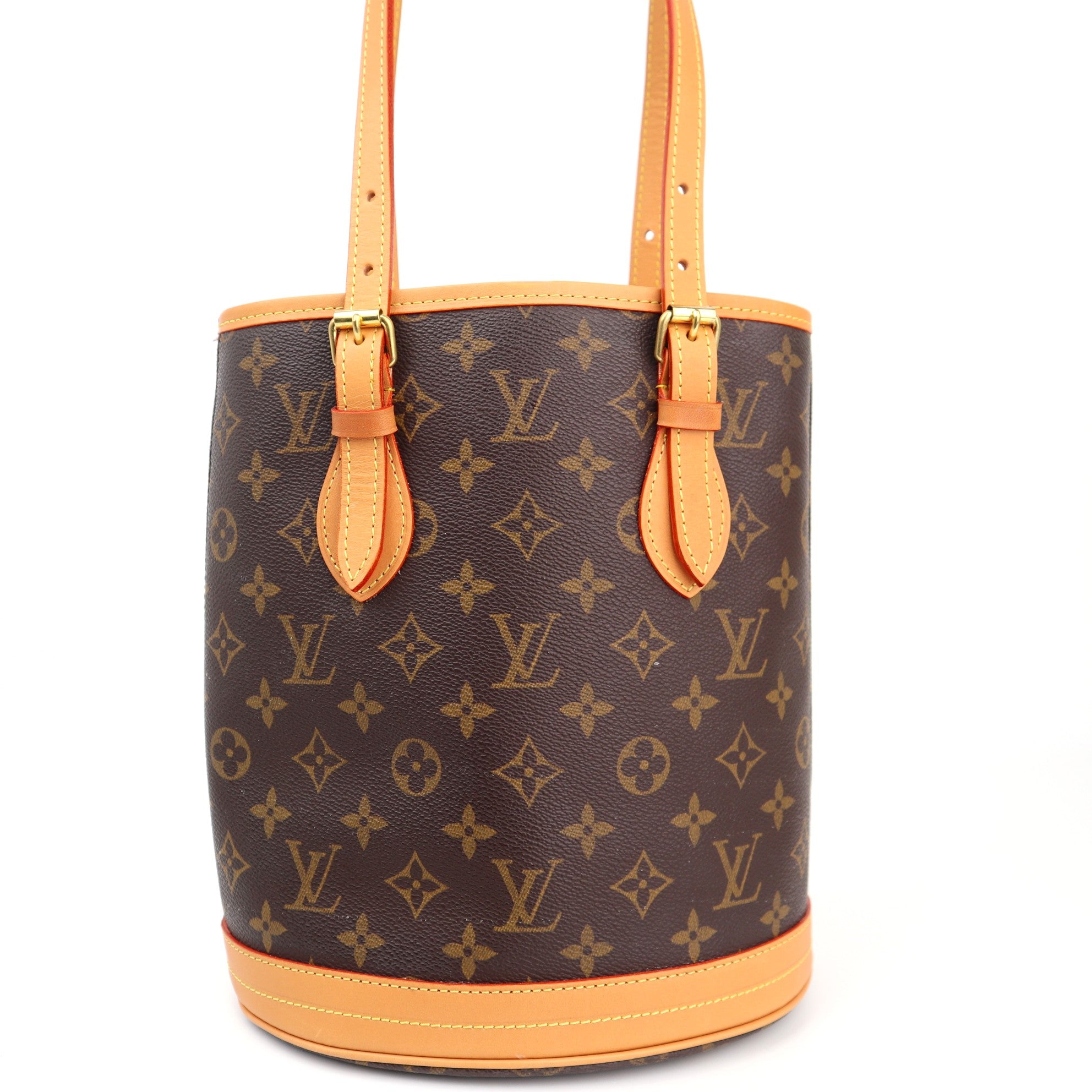 C1319R Louis Vuitton Monogram Canvas Petite Bucket Bag-Pre Owned