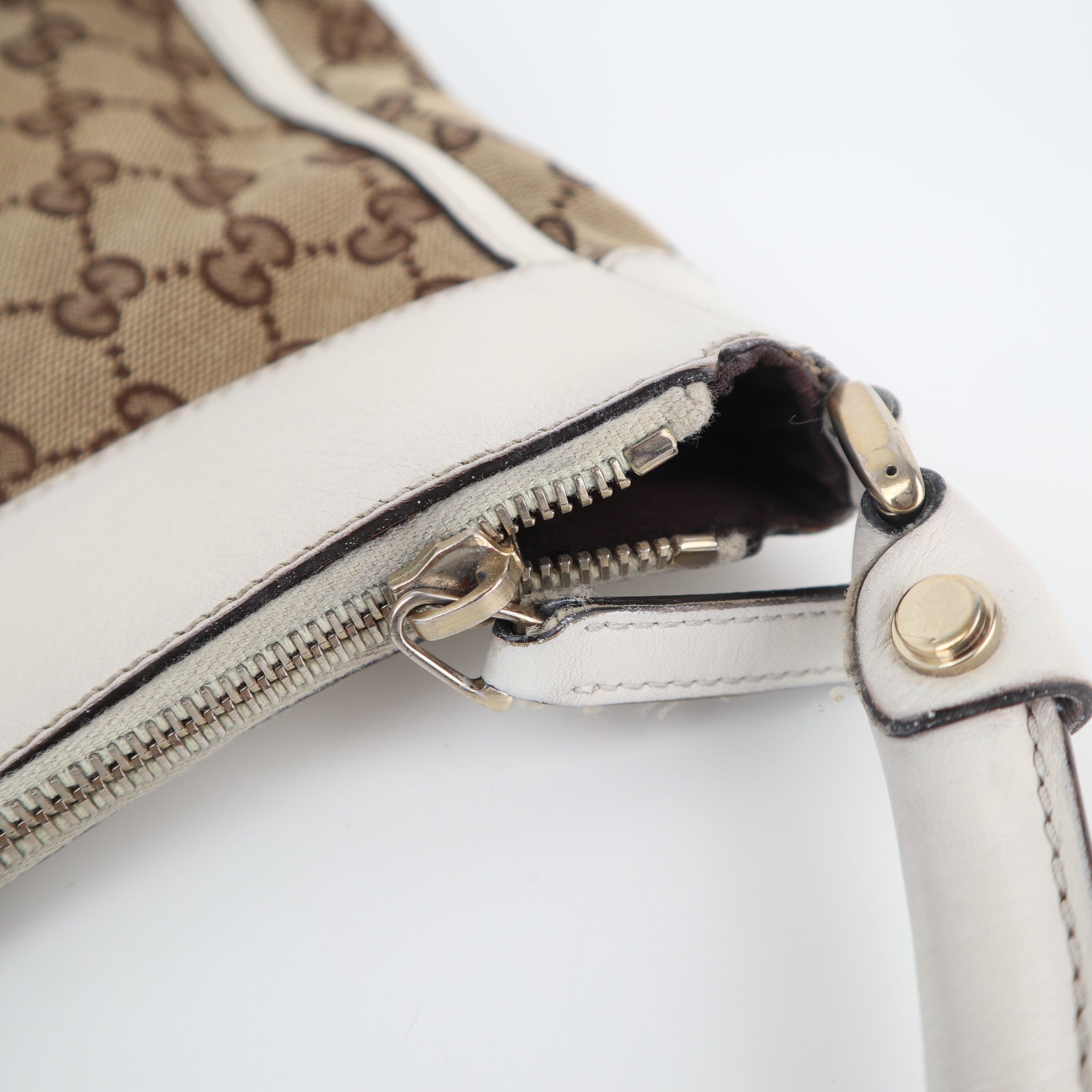 C2125 Gucci Shoulder Bag Abbey D-Ring Hobo Bag | Pre-Owned Very Good GG canvas