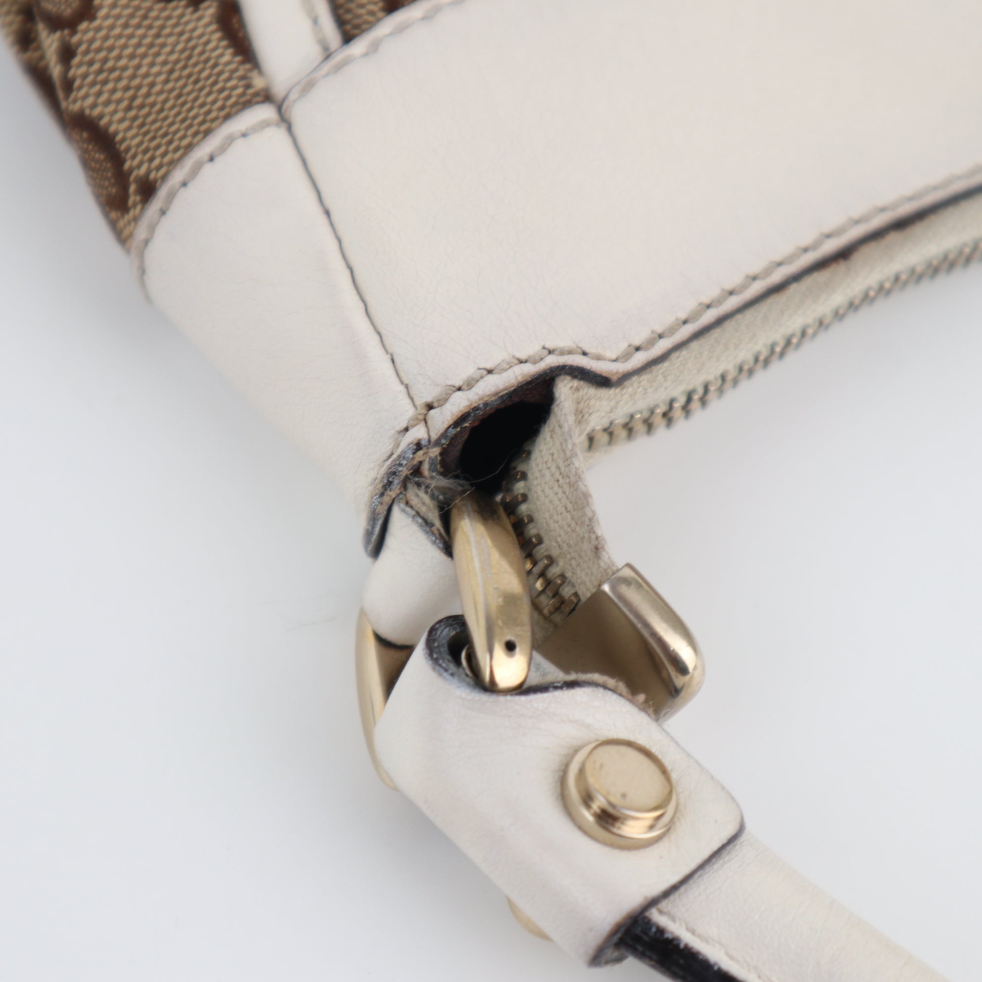 C2125 Gucci Shoulder Bag Abbey D-Ring Hobo Bag | Pre-Owned Very Good GG canvas