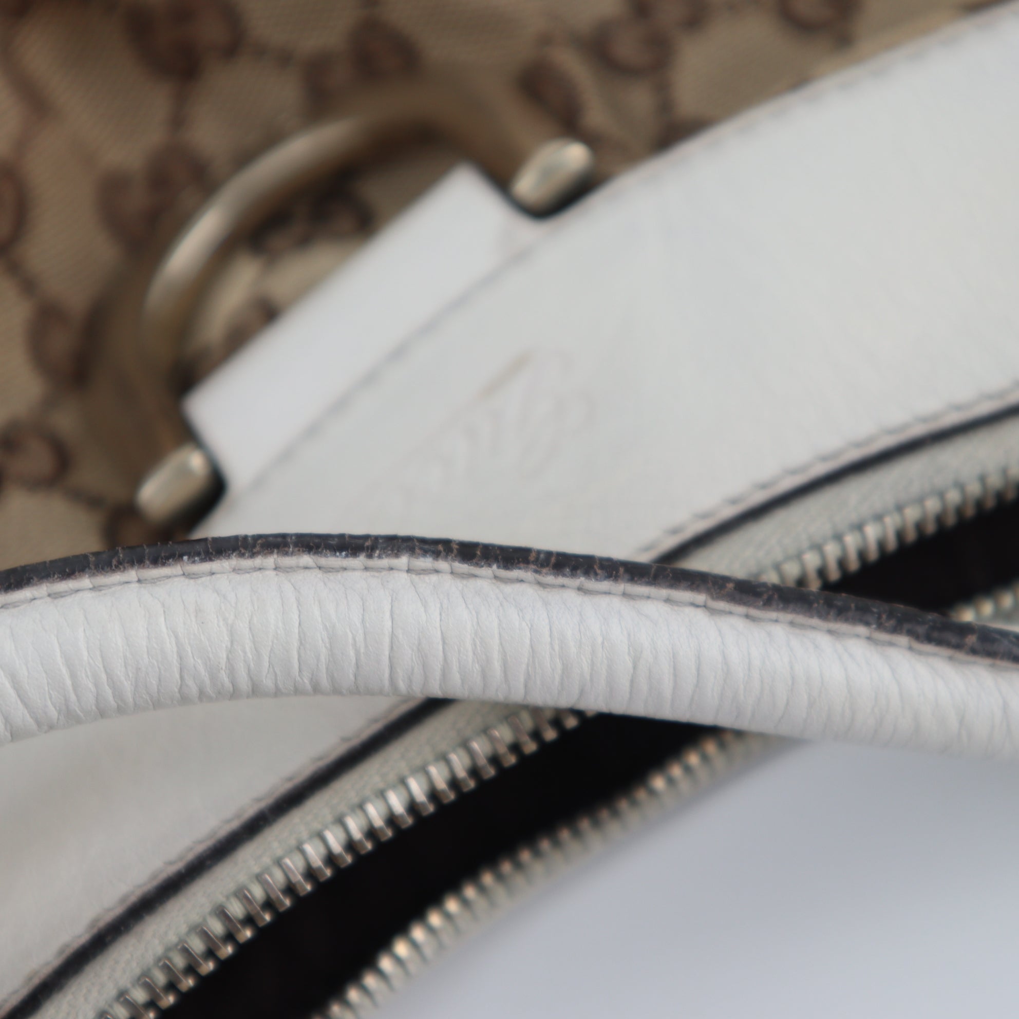 C2125 Gucci Shoulder Bag Abbey D-Ring Hobo Bag | Pre-Owned Very Good GG canvas