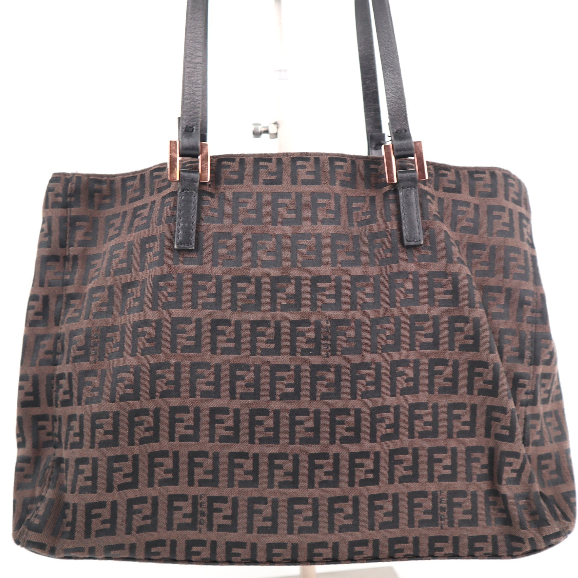 C2126 Fendi Tote Bag Tote Bag | Pre-Owned Very Good Brown Zucca canvas