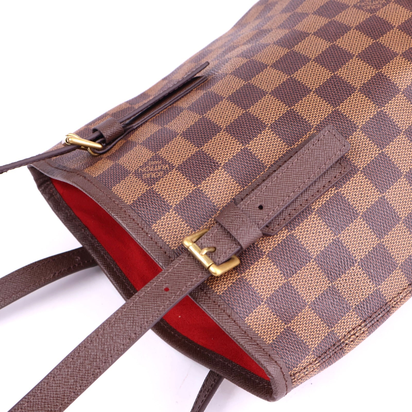 J2045 Louis Vuitton Damier Canvas Marais Bucket Bag- Pre Owned