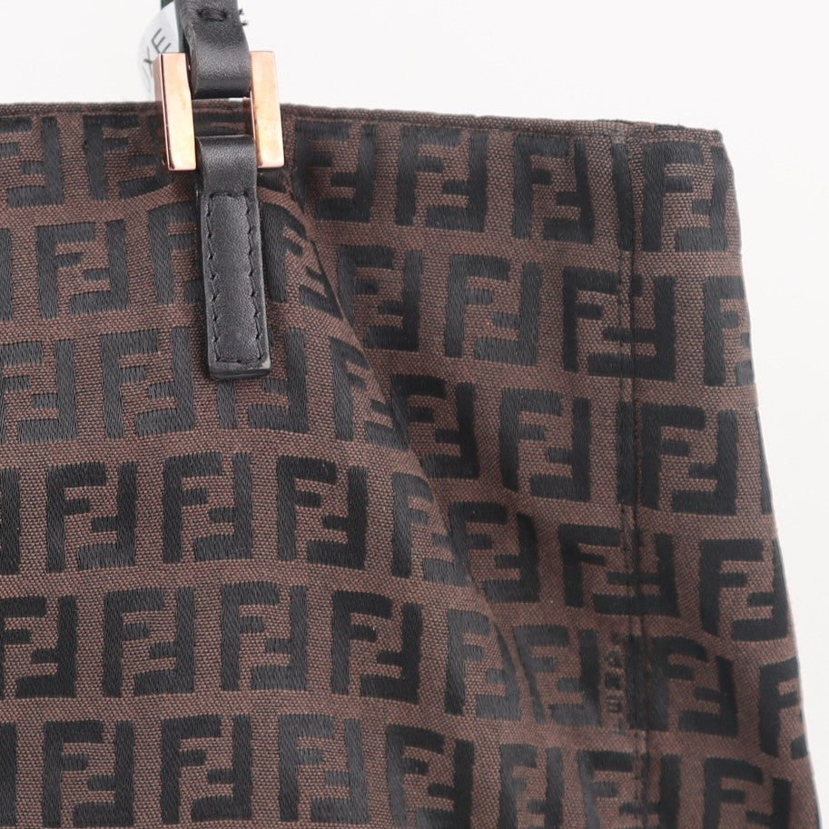 C2126 Fendi Tote Bag Tote Bag | Pre-Owned Very Good Brown Zucca canvas