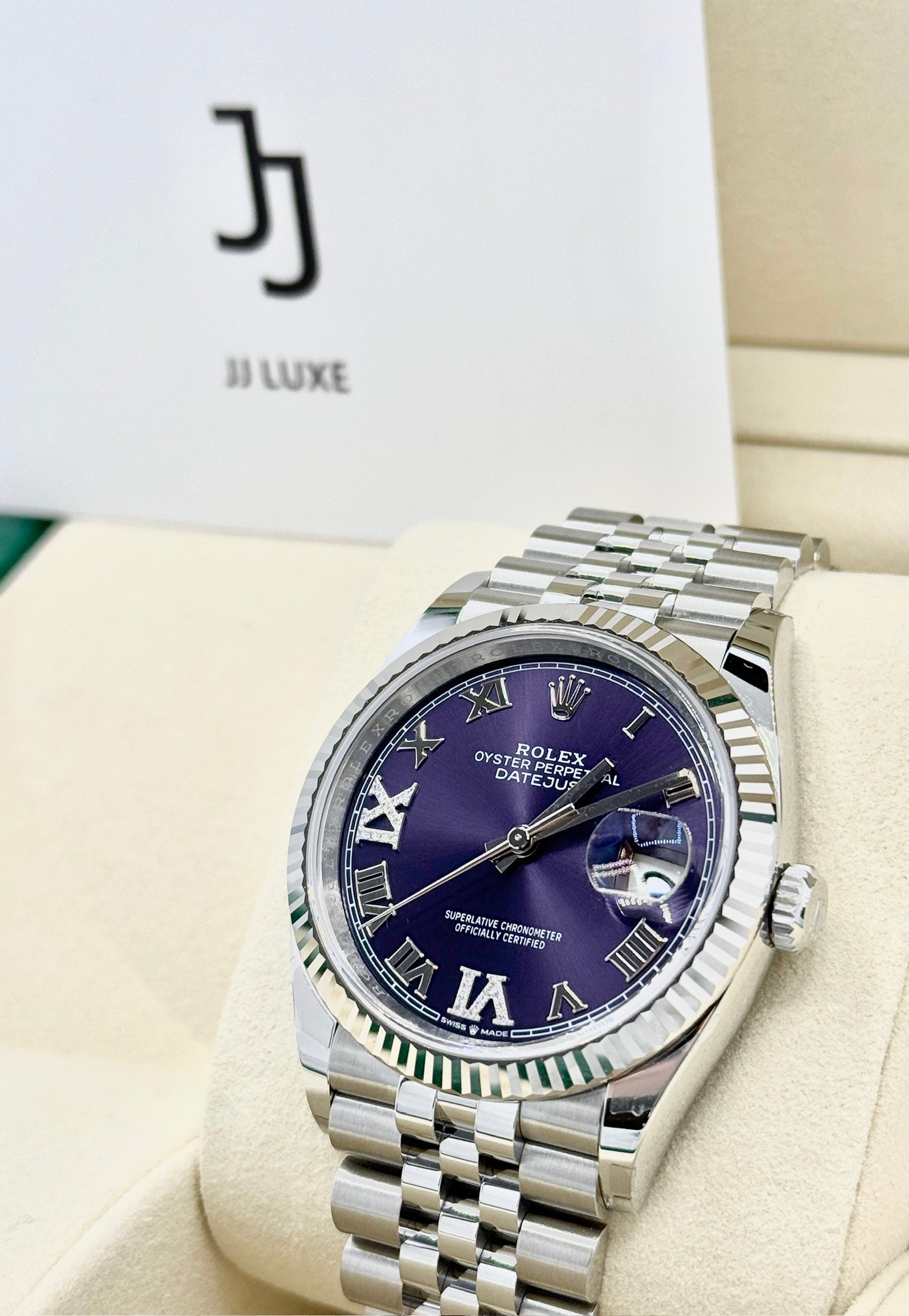 Rolex Datejust Aubergine/Purple 36mm 126234