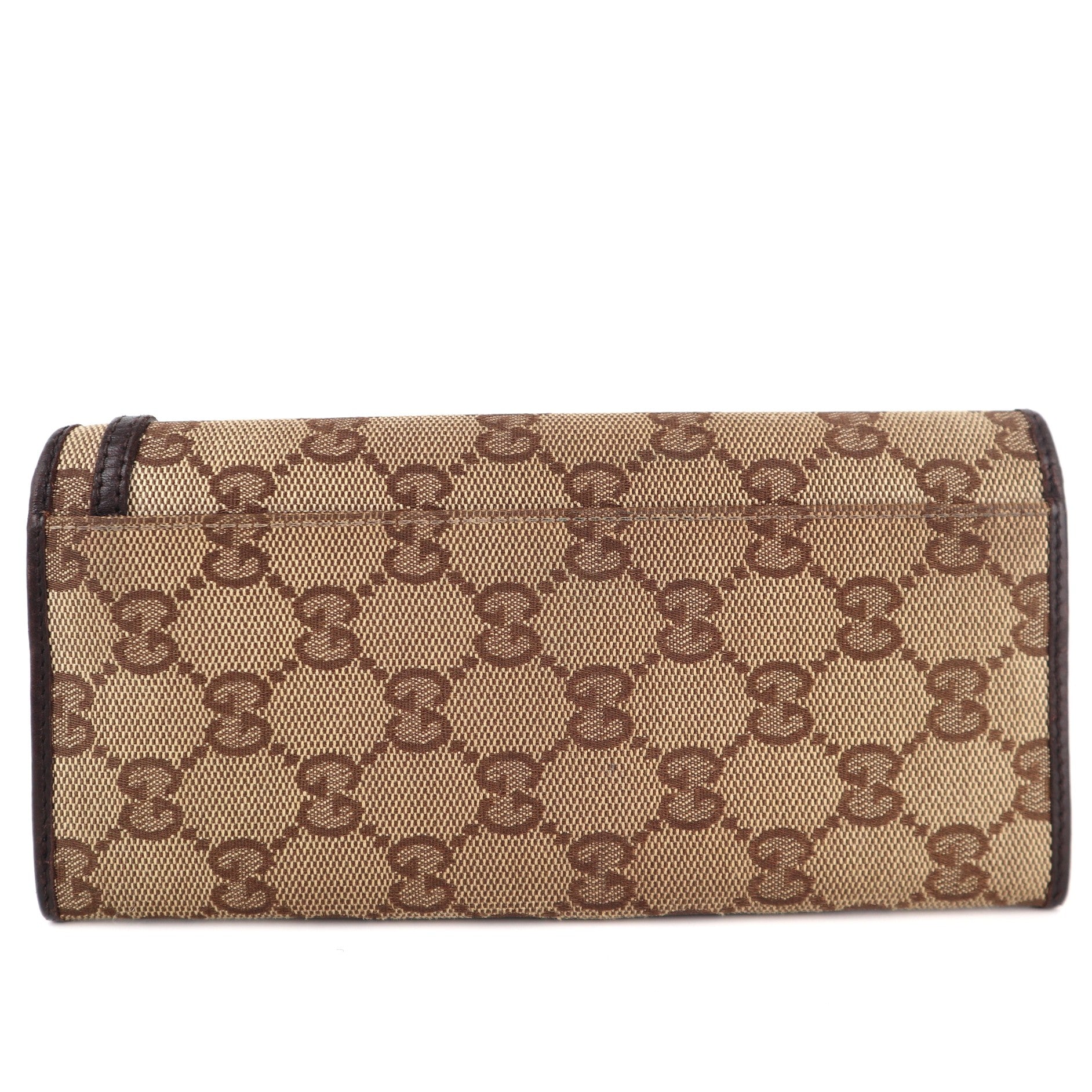 C2130 Gucci Wallet Horsebit | Pre-Owned Very Good GG canvas