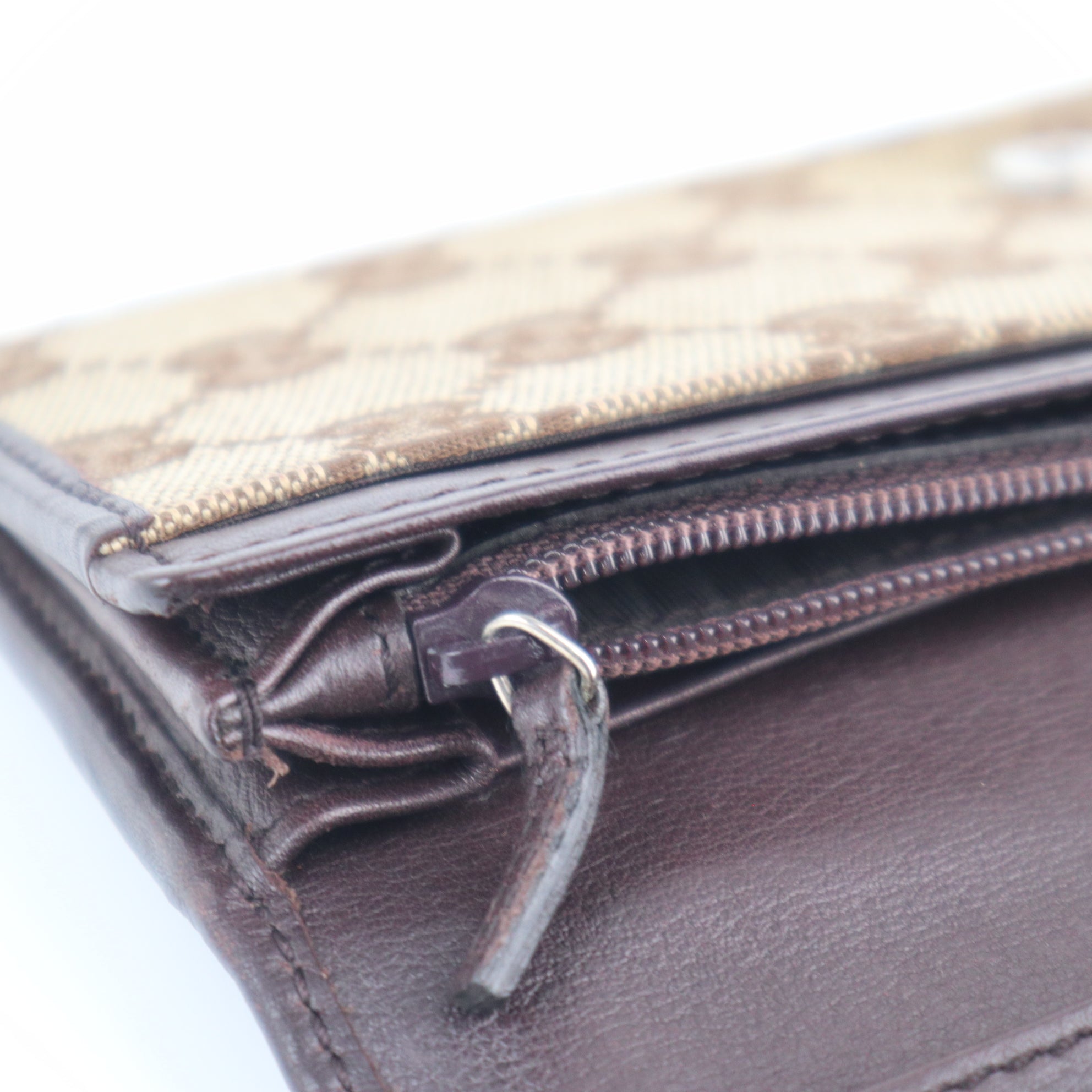 C2130 Gucci Wallet Horsebit | Pre-Owned Very Good GG canvas