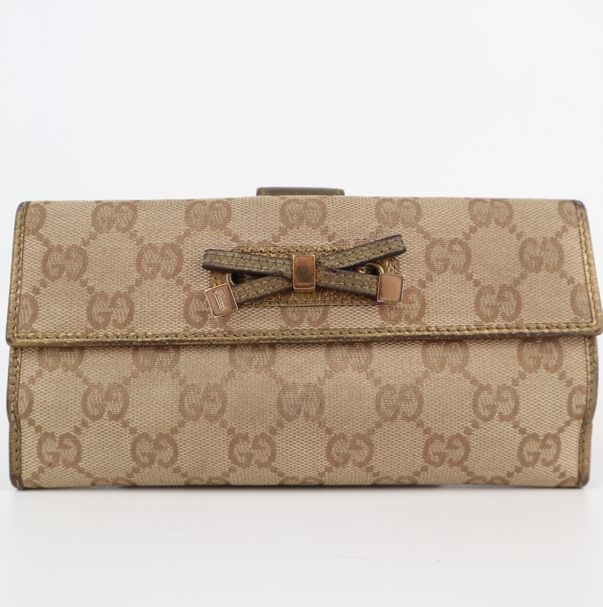 C2131 Gucci Wallet Princy | Pre-Owned Very Good GG canvas