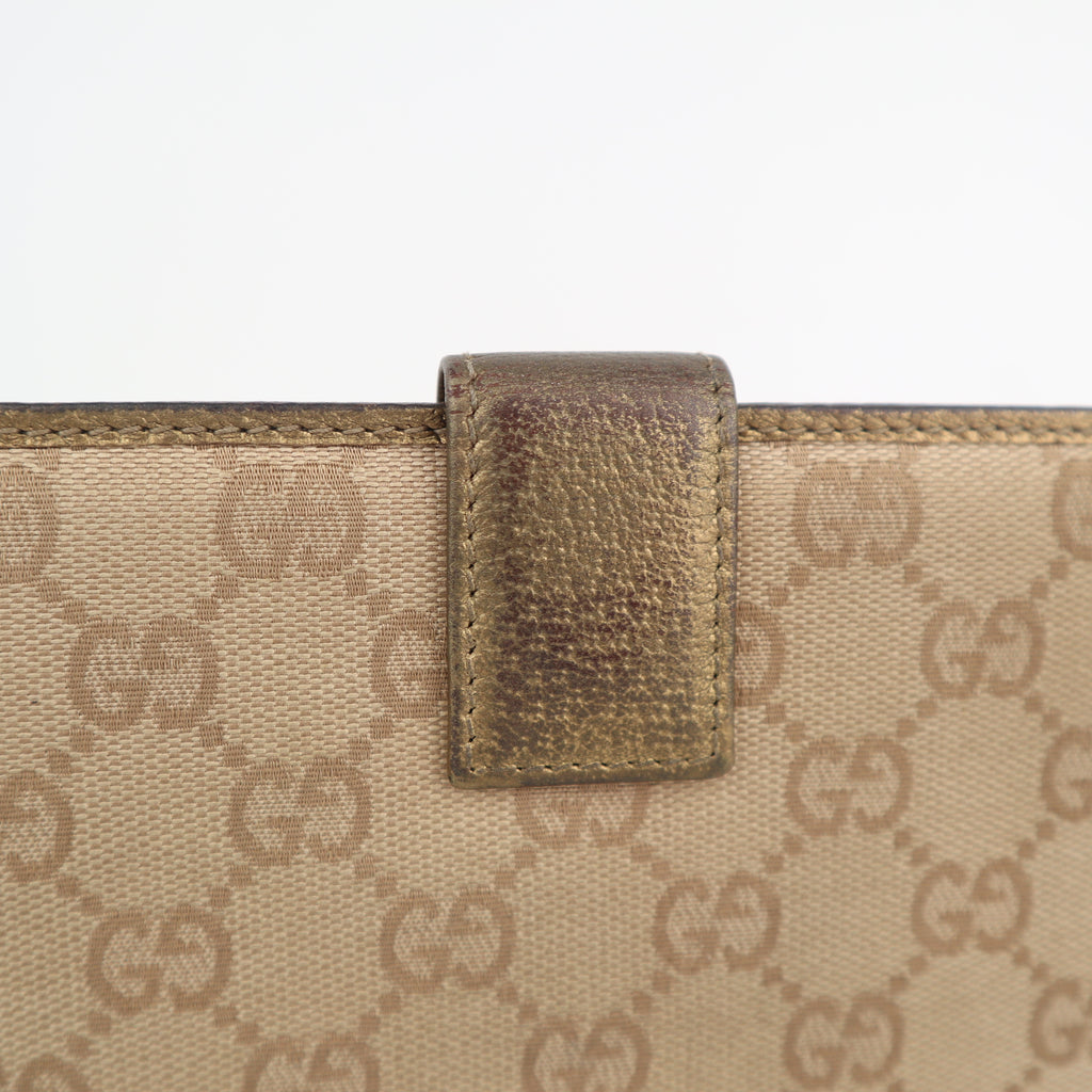 C2131 Gucci Wallet Princy | Pre-Owned Very Good GG canvas